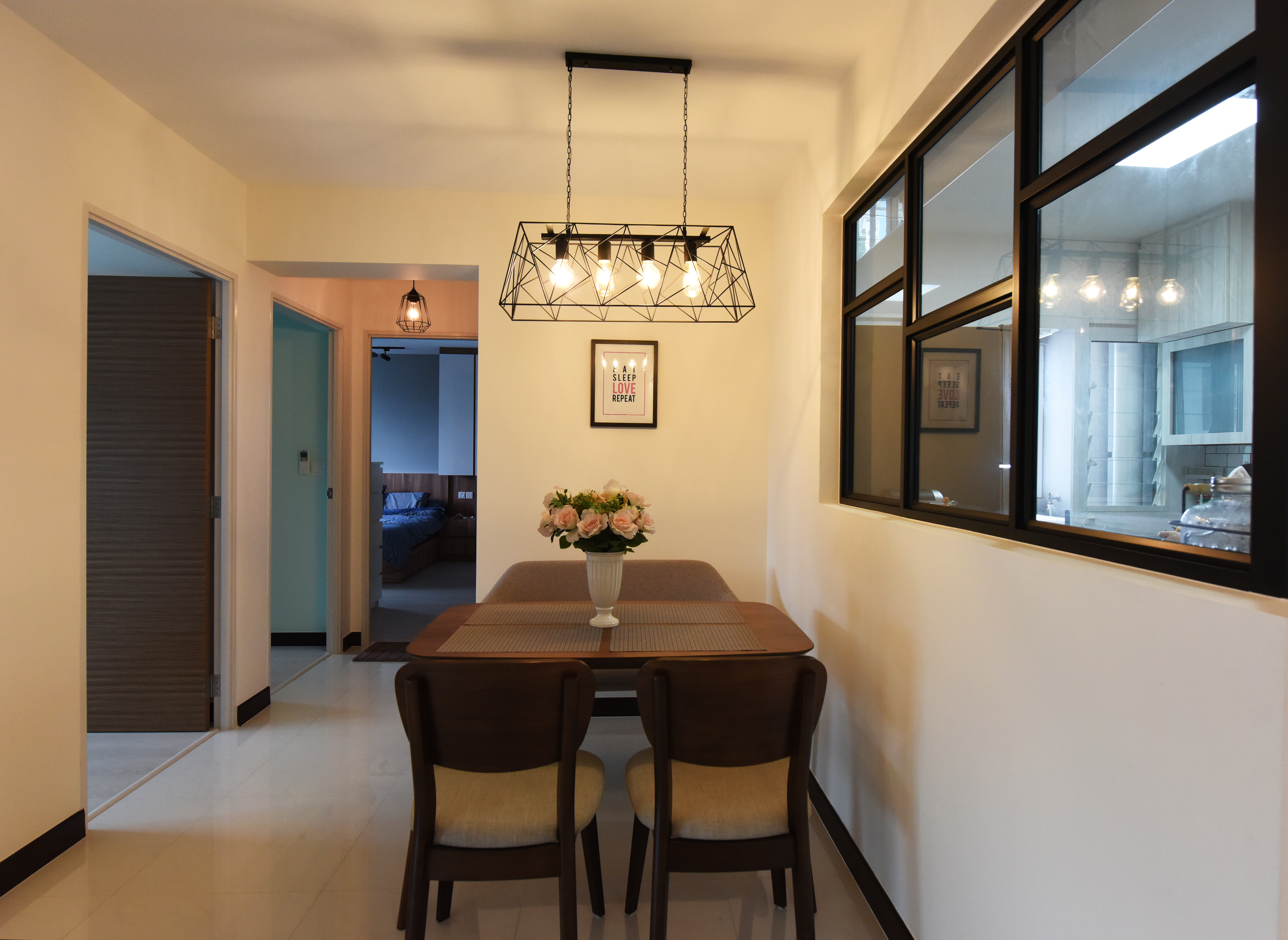 Scandinavian Design - Dining Room - HDB 4 Room - Design by Starry Homestead Pte Ltd