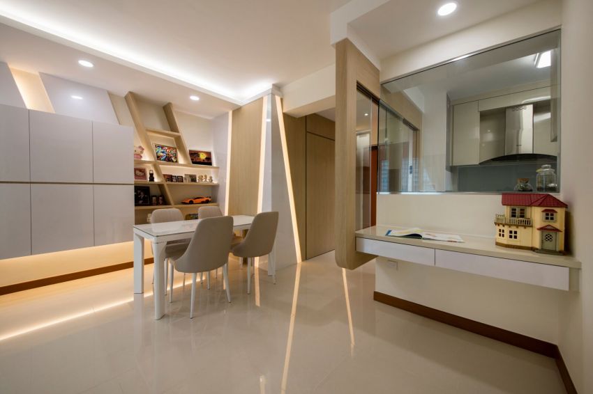 Modern Design - Dining Room - HDB 4 Room - Design by Starry Homestead Pte Ltd