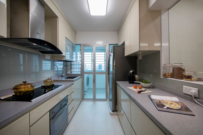 Modern Design - Kitchen - HDB 4 Room - Design by Starry Homestead Pte Ltd