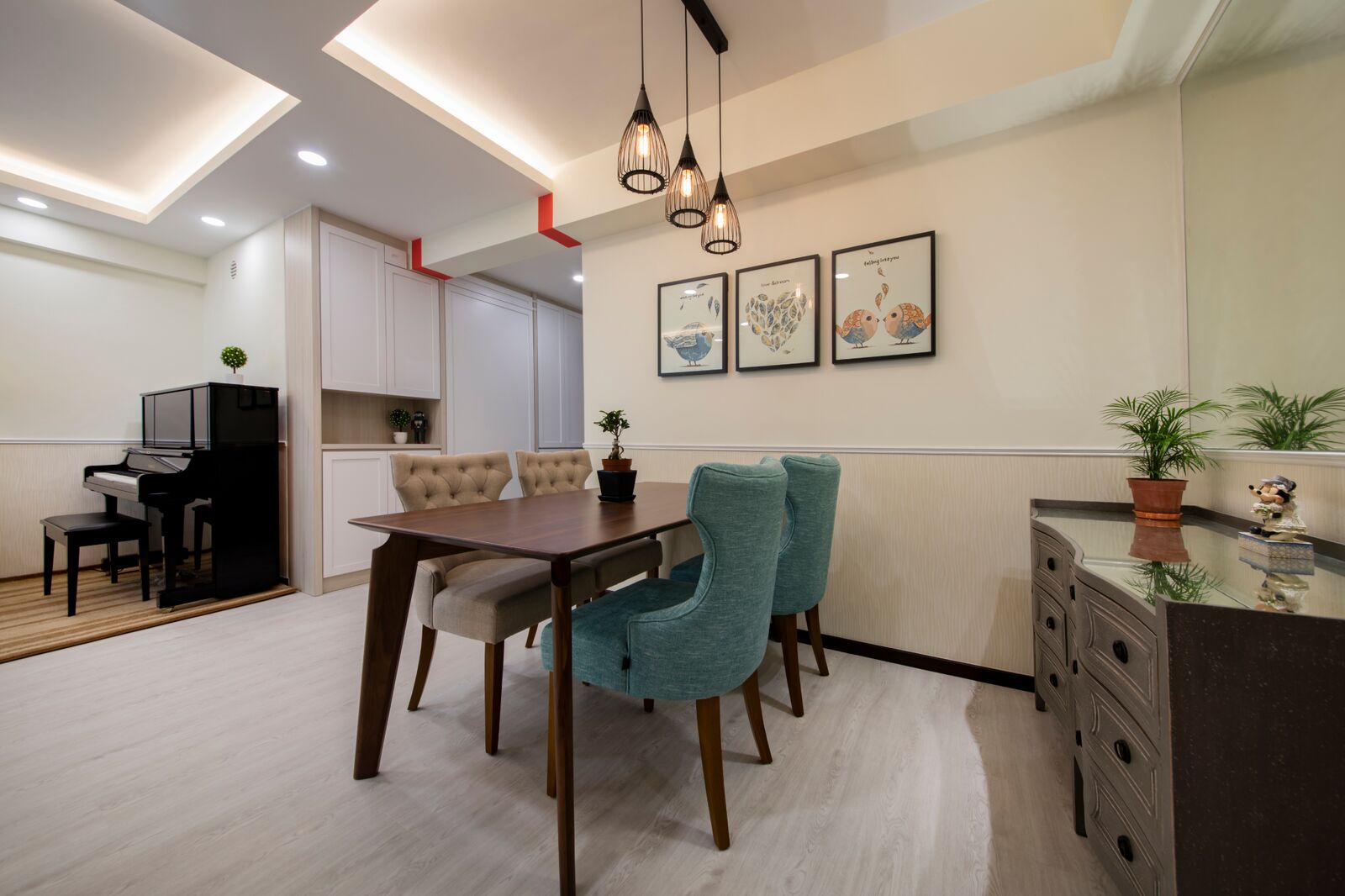 Minimalist, Scandinavian Design - Dining Room - HDB 4 Room - Design by Starry Homestead Pte Ltd