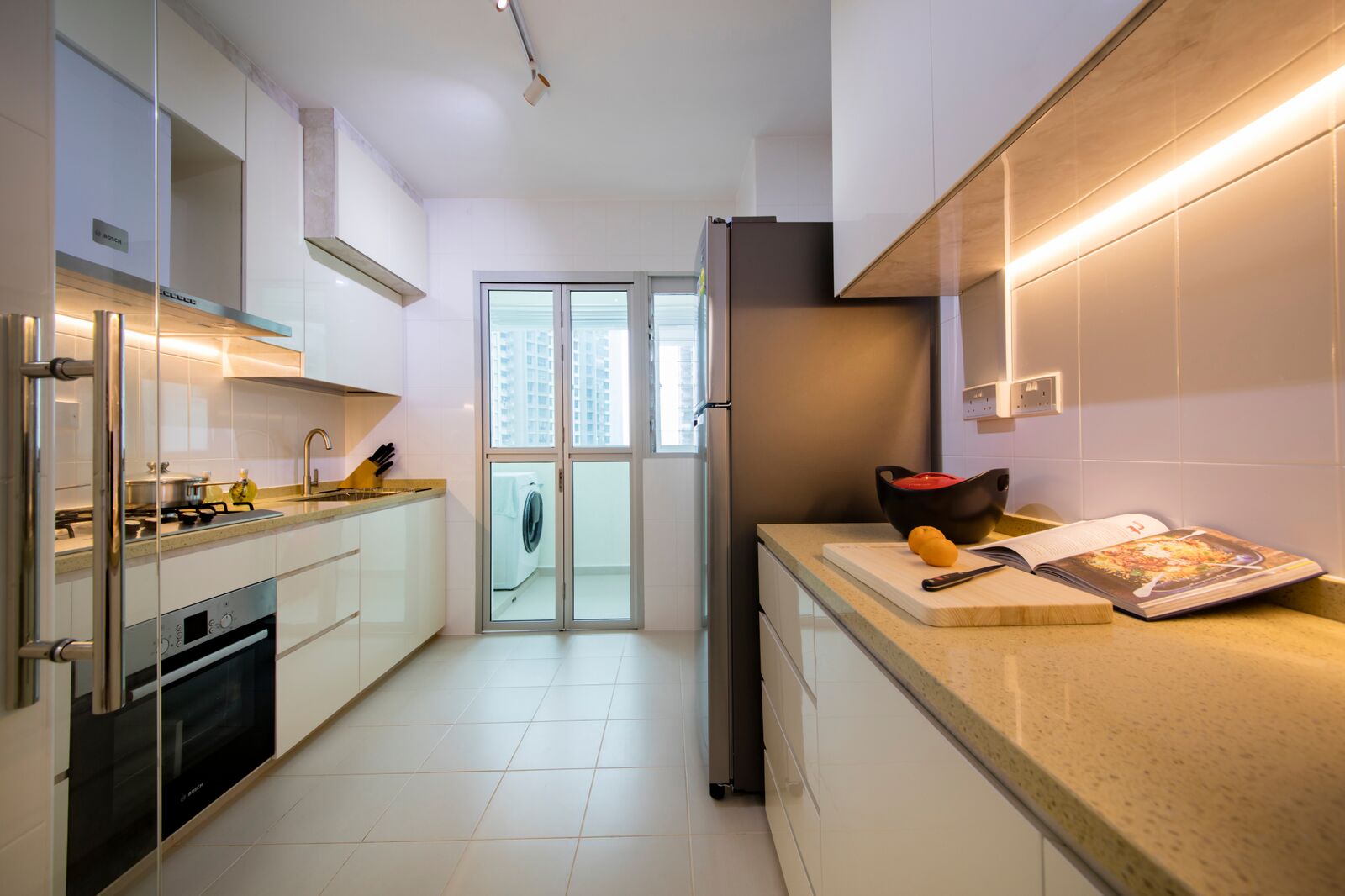 Minimalist, Scandinavian Design - Kitchen - HDB 4 Room - Design by Starry Homestead Pte Ltd