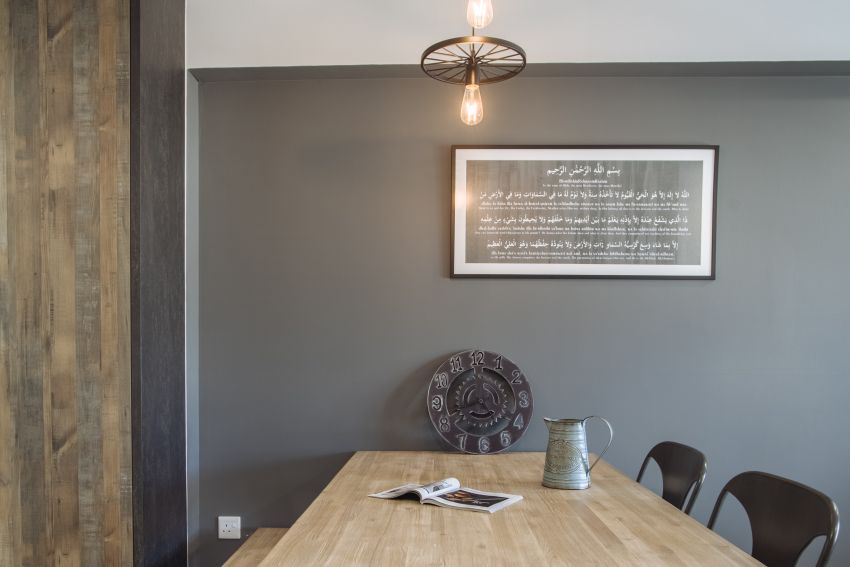 Industrial Design - Dining Room - HDB 4 Room - Design by Starry Homestead Pte Ltd
