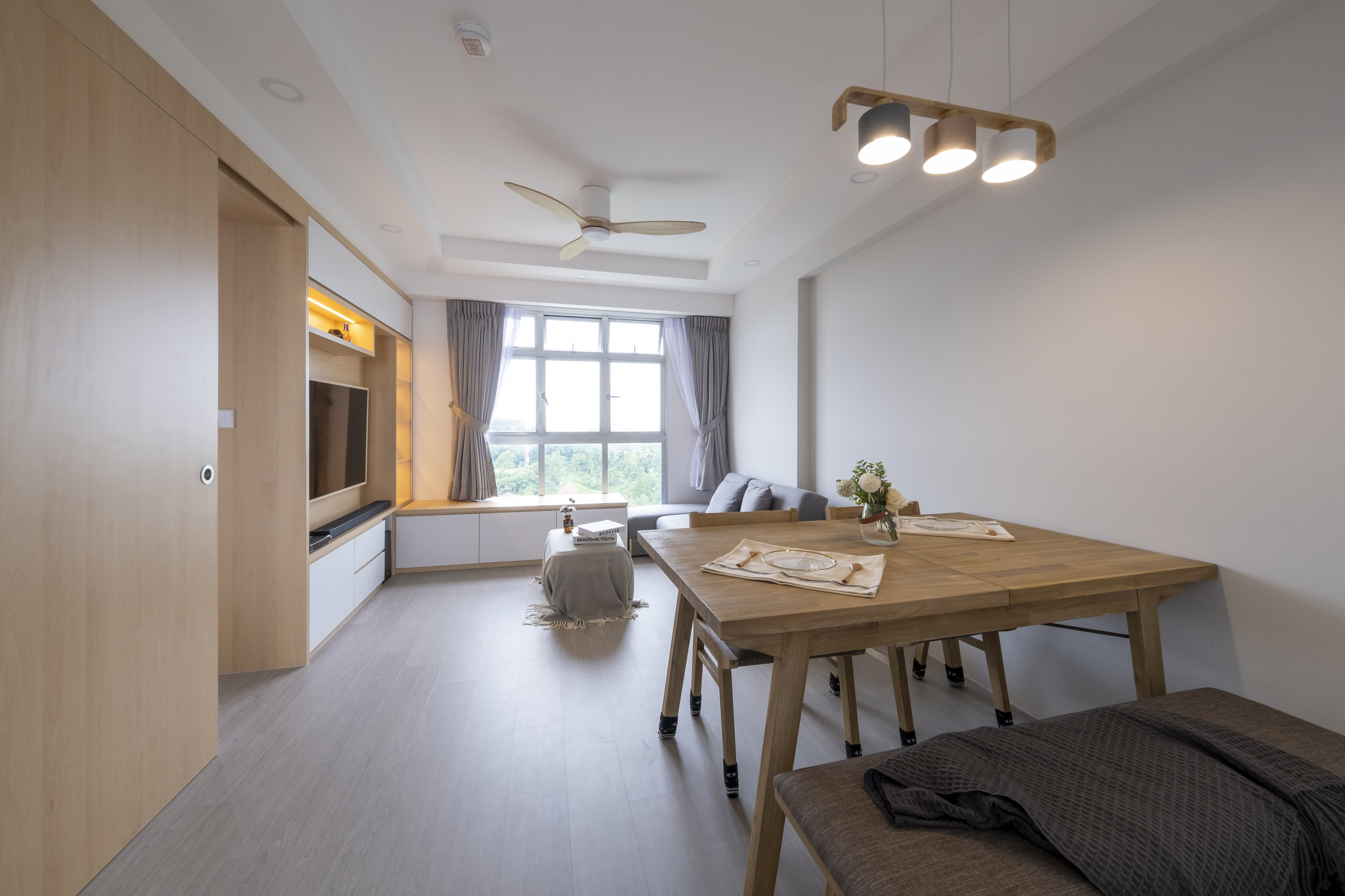 Scandinavian Design - Dining Room - HDB Studio Apartment - Design by Starry Homestead Pte Ltd