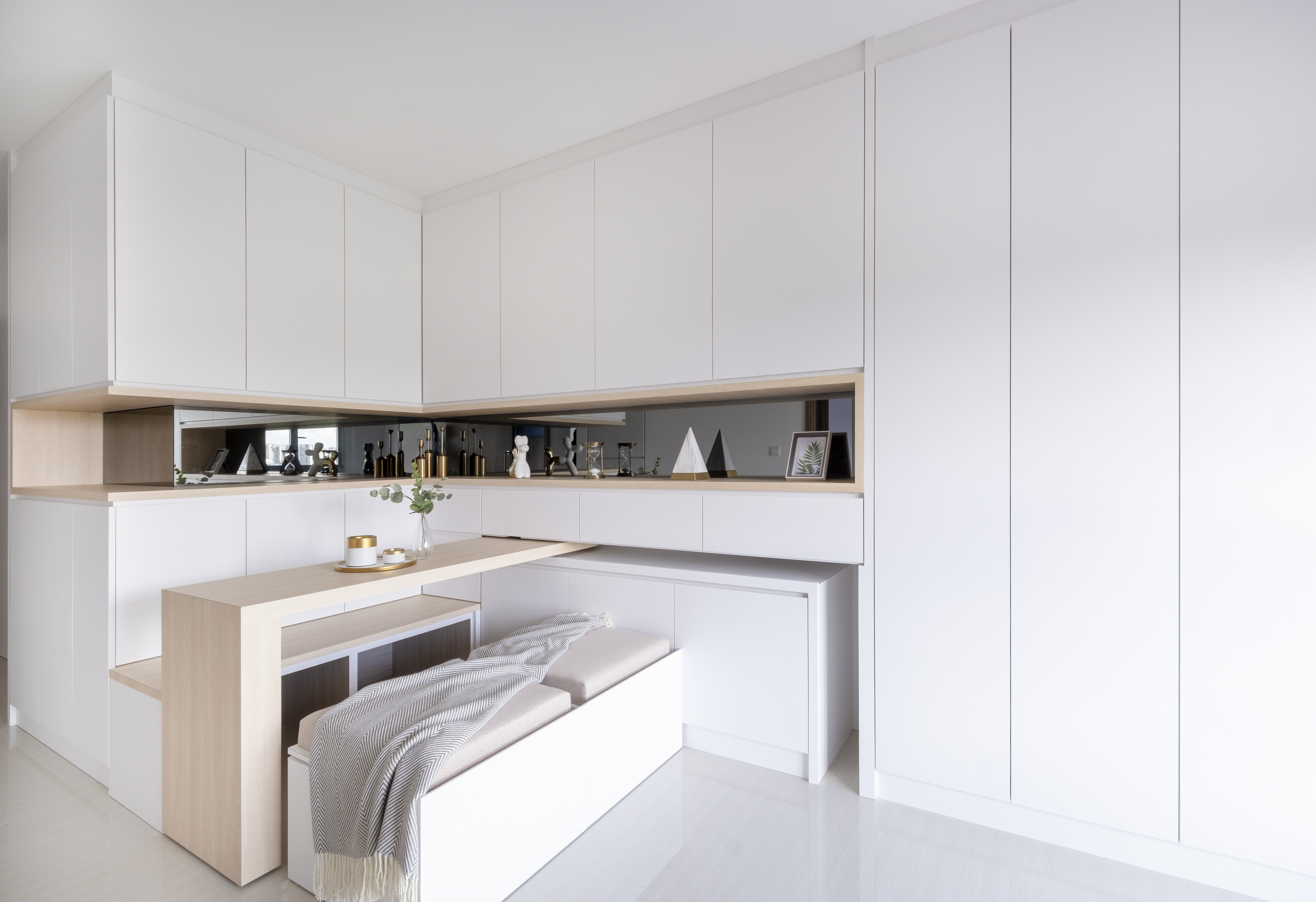 Minimalist Design - Dining Room - HDB Studio Apartment - Design by Starry Homestead Pte Ltd