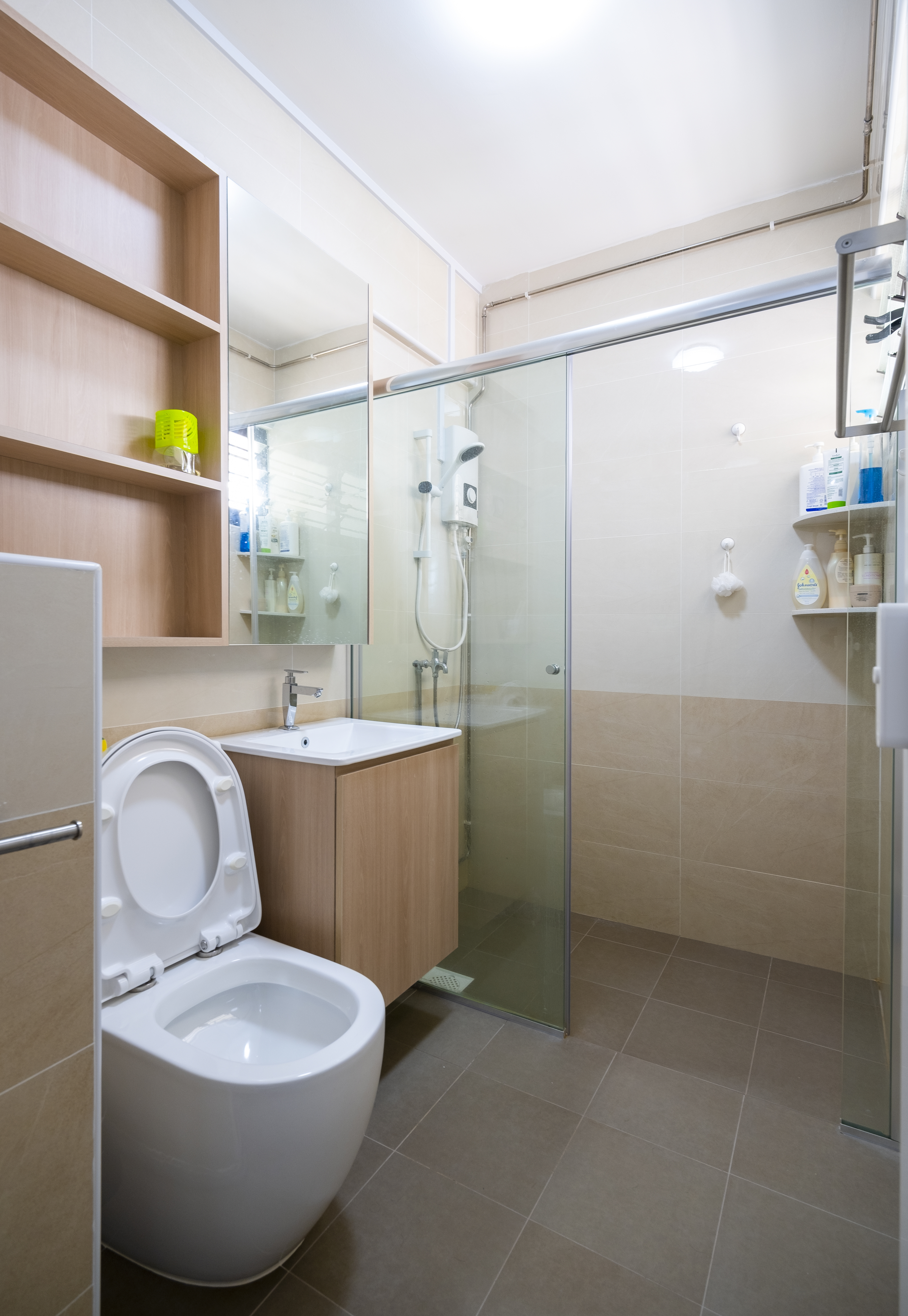 Scandinavian Design - Bathroom - HDB 5 Room - Design by Starry Homestead Pte Ltd