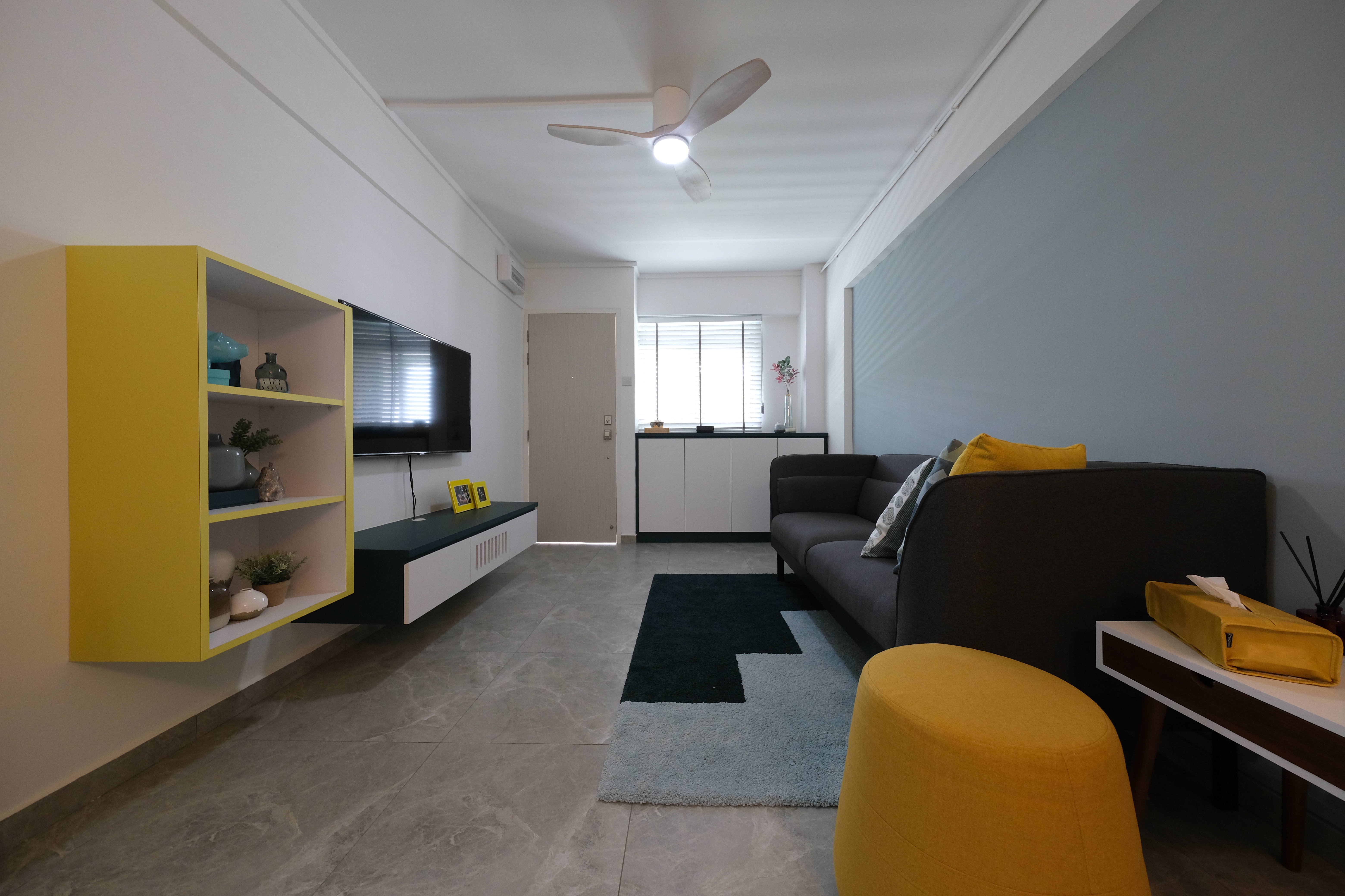 Scandinavian Design - Living Room - HDB 3 Room - Design by Starry Homestead Pte Ltd