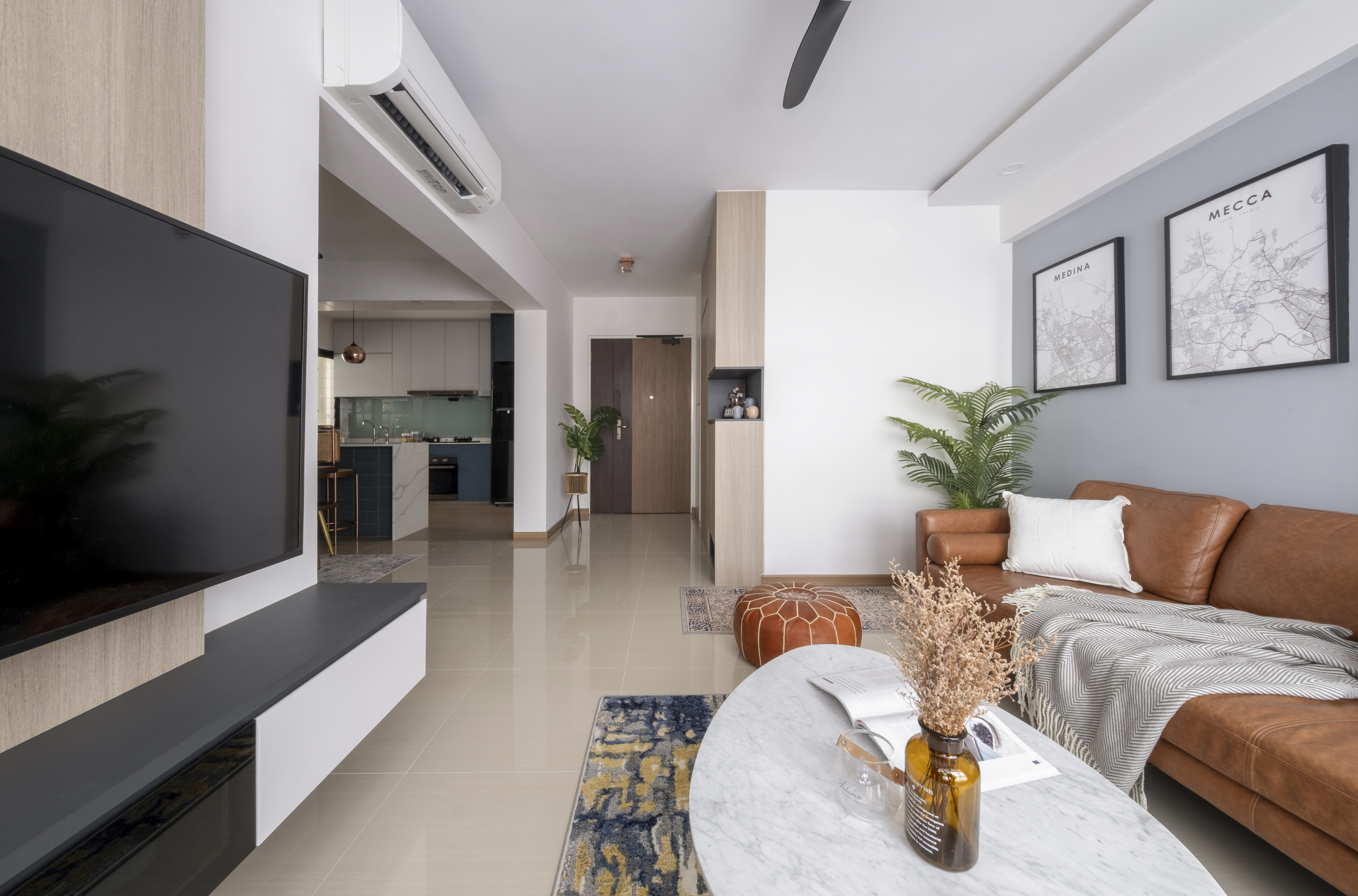 Modern Design - Living Room - HDB 4 Room - Design by Starry Homestead Pte Ltd