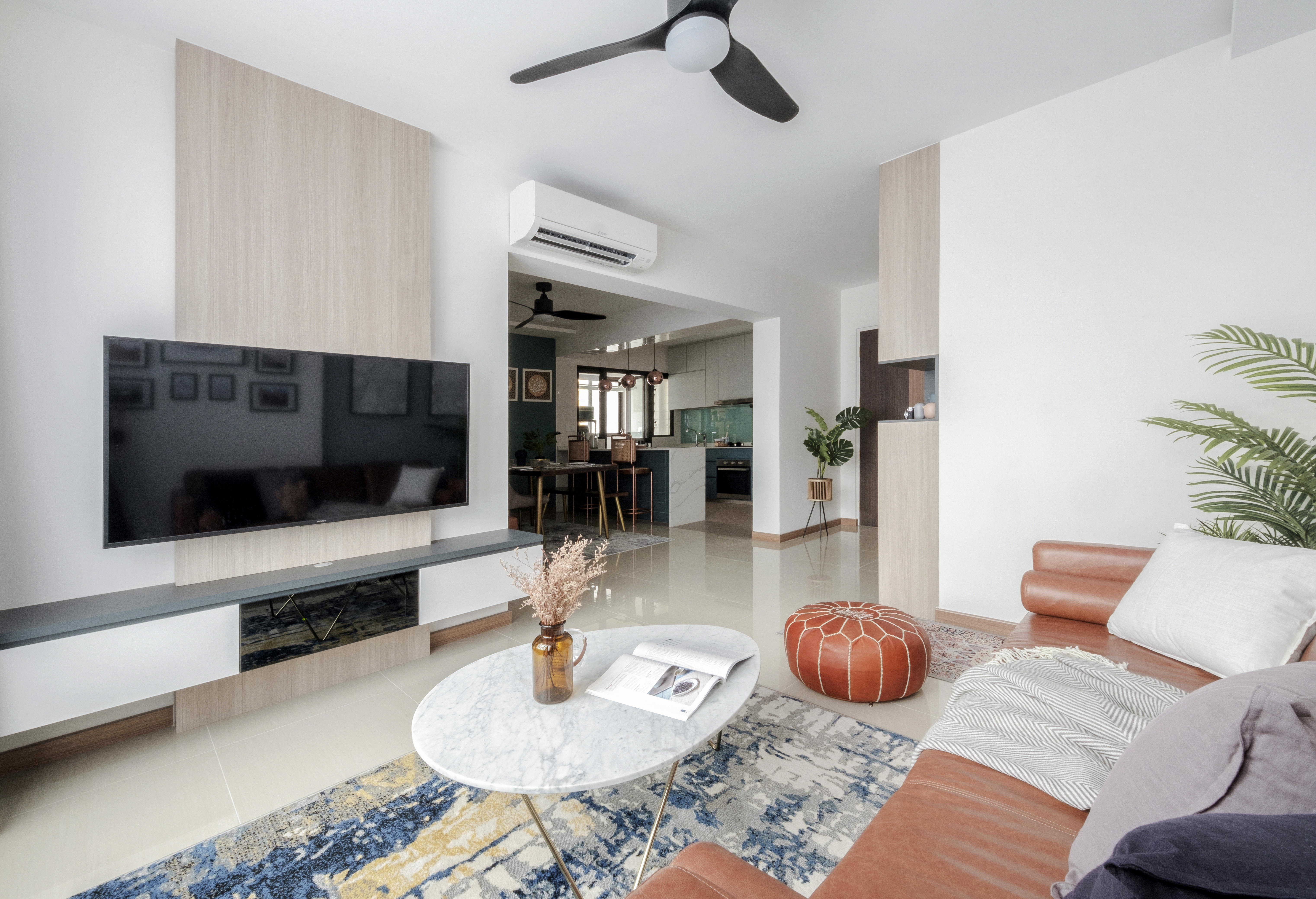 Modern Design - Living Room - HDB 4 Room - Design by Starry Homestead Pte Ltd