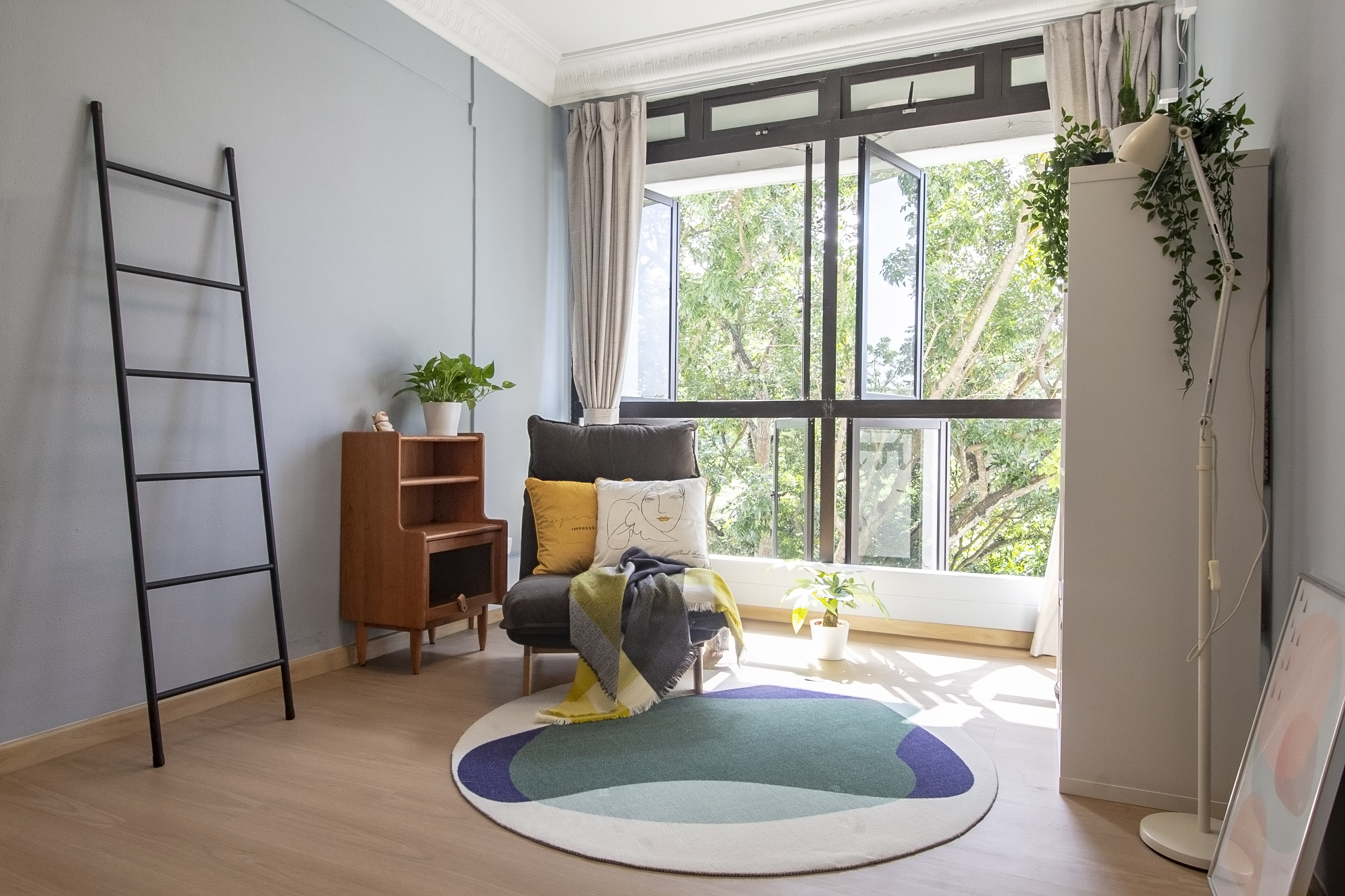 Scandinavian Design - Entertainment Room - HDB 5 Room - Design by Starry Homestead Pte Ltd