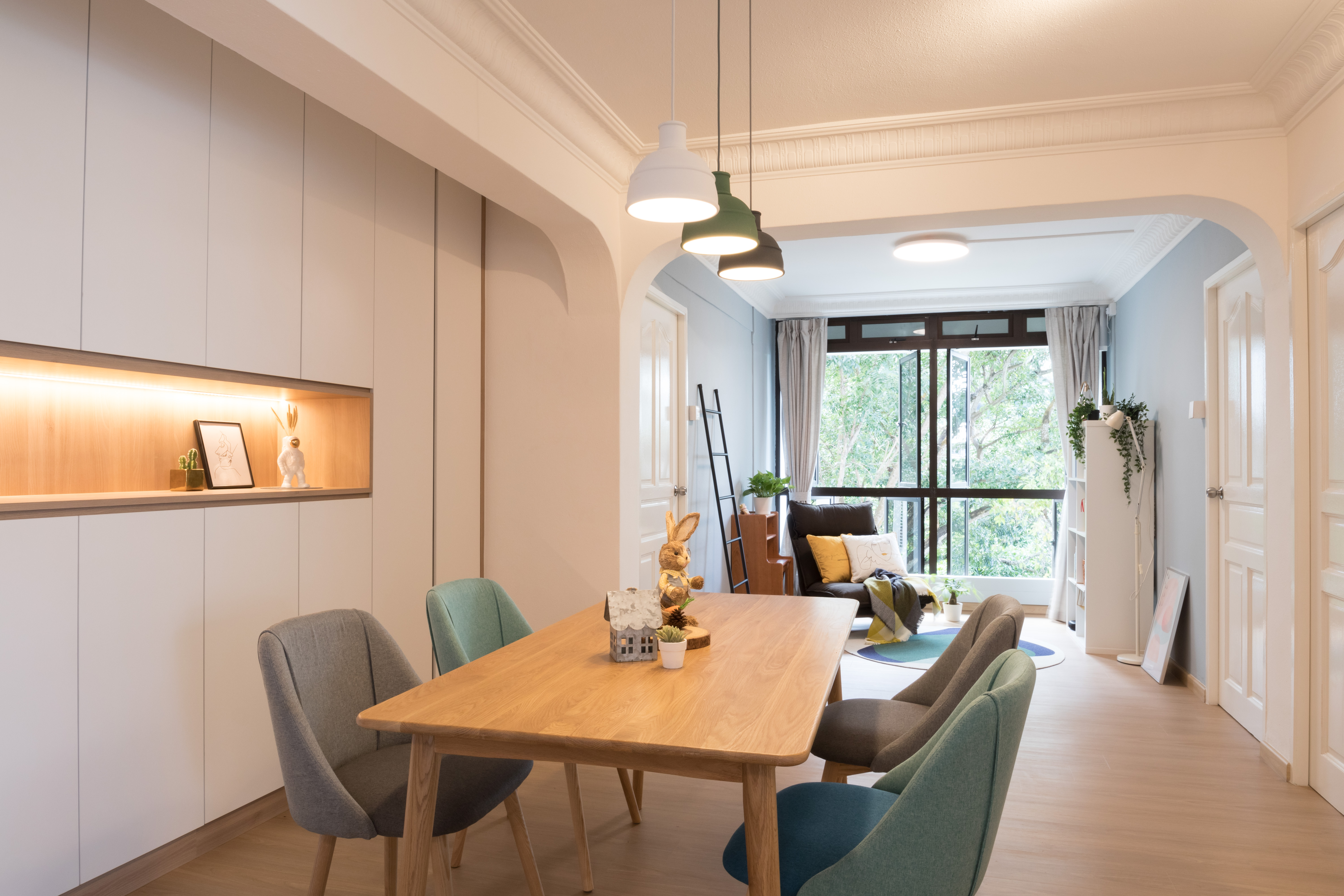 Scandinavian Design - Dining Room - HDB 5 Room - Design by Starry Homestead Pte Ltd