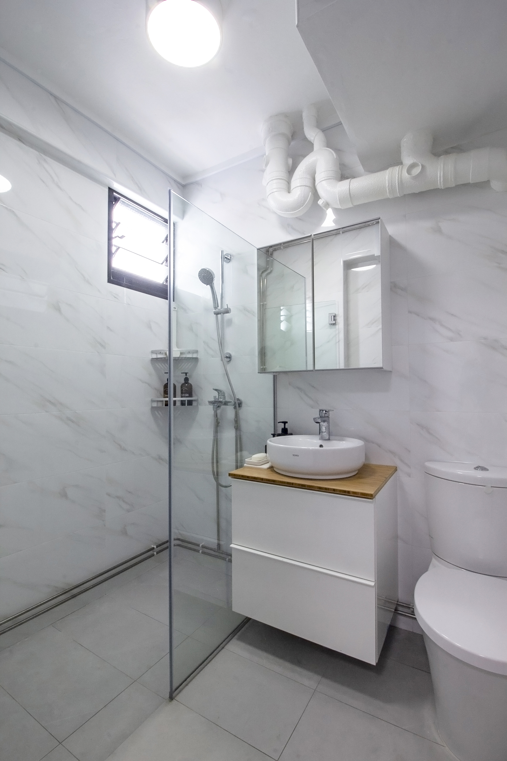 Scandinavian Design - Bathroom - HDB 5 Room - Design by Starry Homestead Pte Ltd