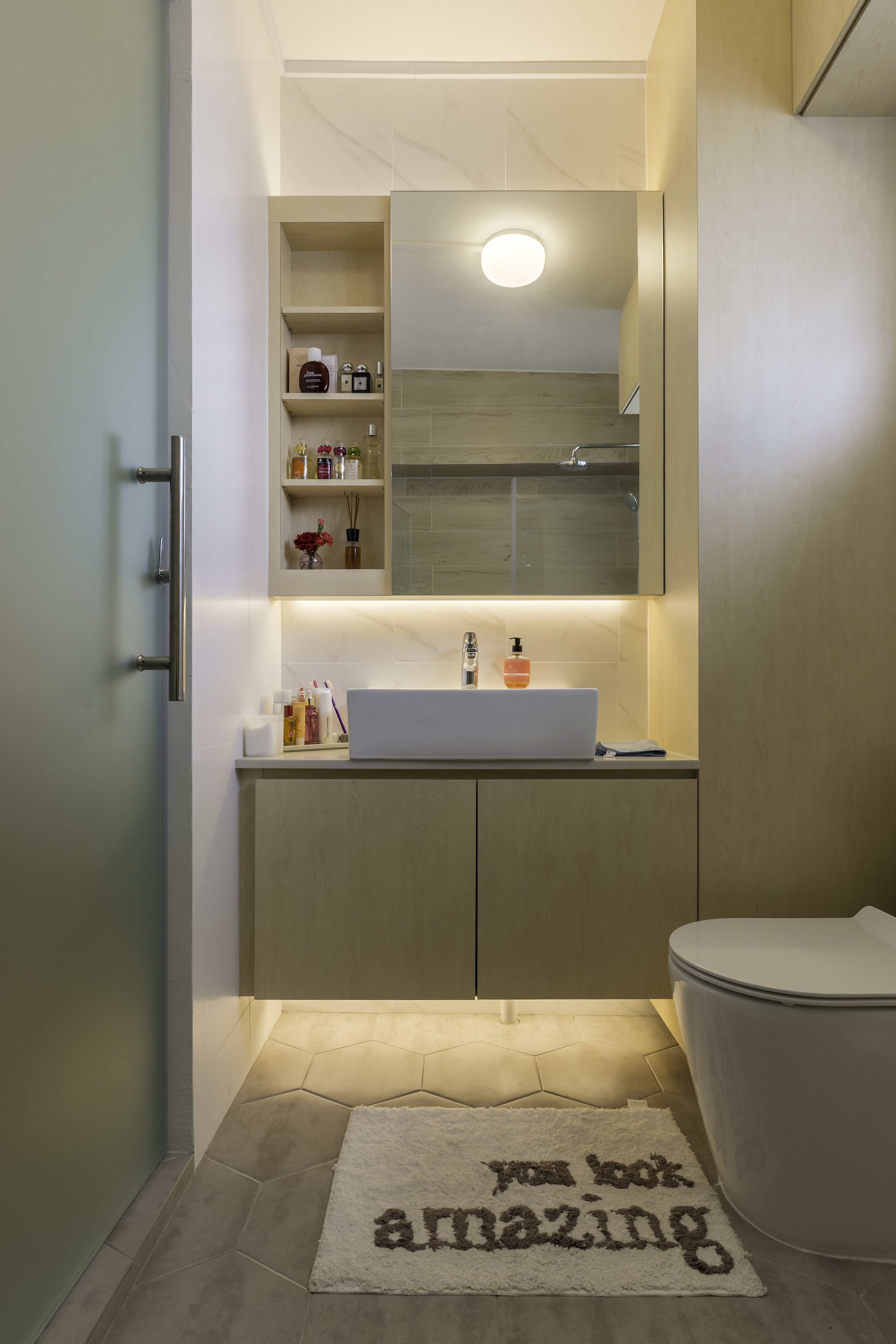 Scandinavian Design - Bathroom - HDB 5 Room - Design by Starry Homestead Pte Ltd
