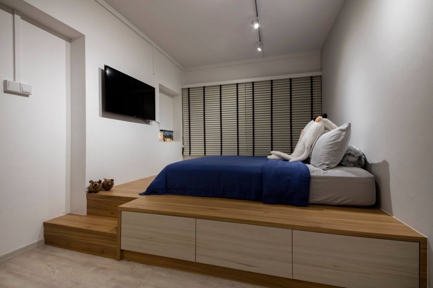 Scandinavian Design - Bedroom - HDB 5 Room - Design by Starry Homestead Pte Ltd