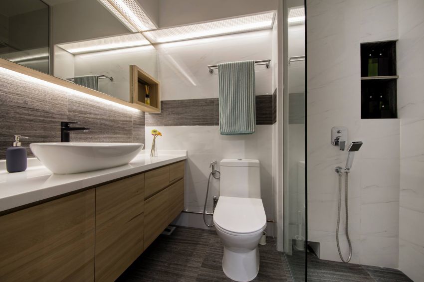 Scandinavian Design - Bathroom - HDB 5 Room - Design by Starry Homestead Pte Ltd