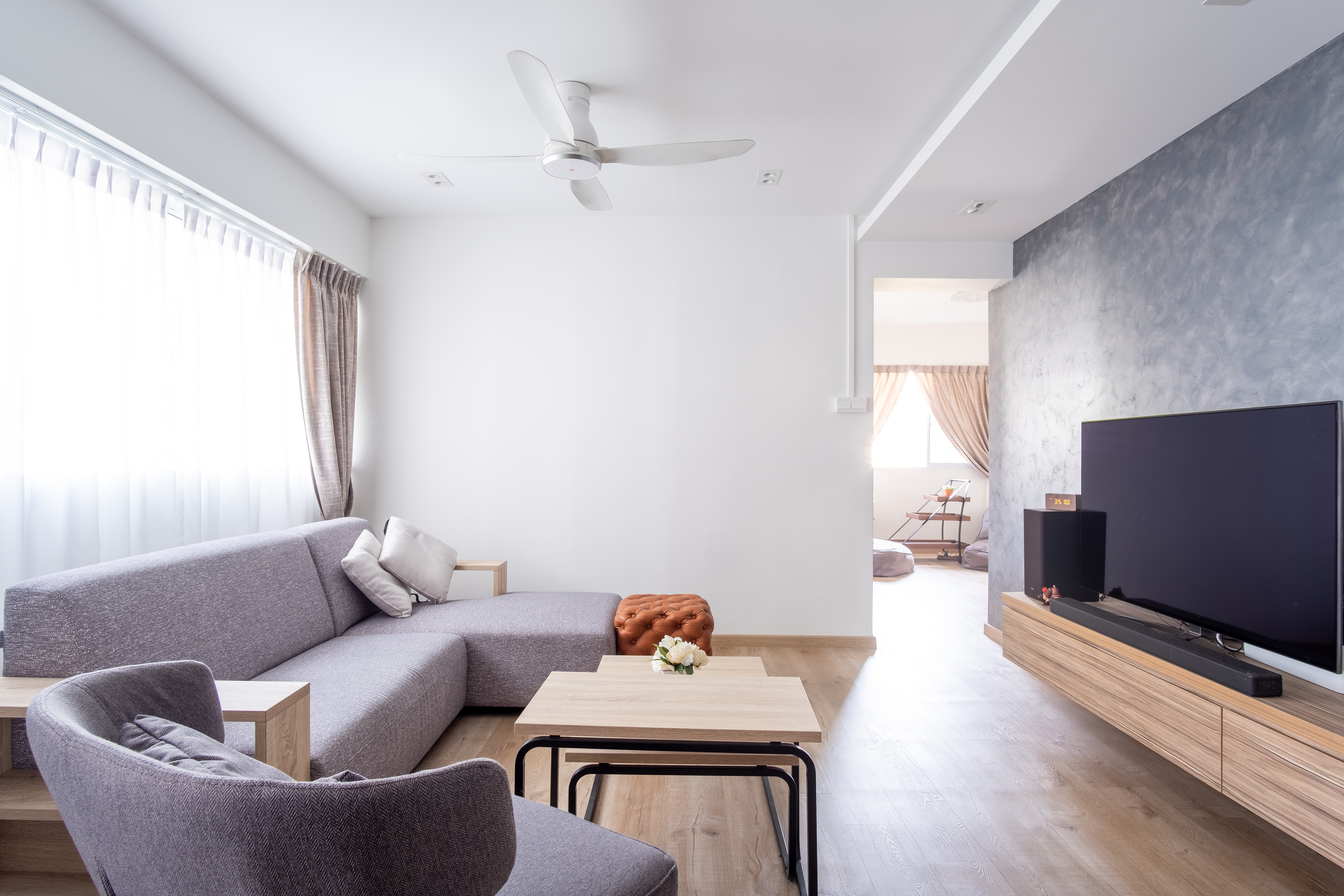 Contemporary Design - Living Room - HDB 5 Room - Design by Starry Homestead Pte Ltd