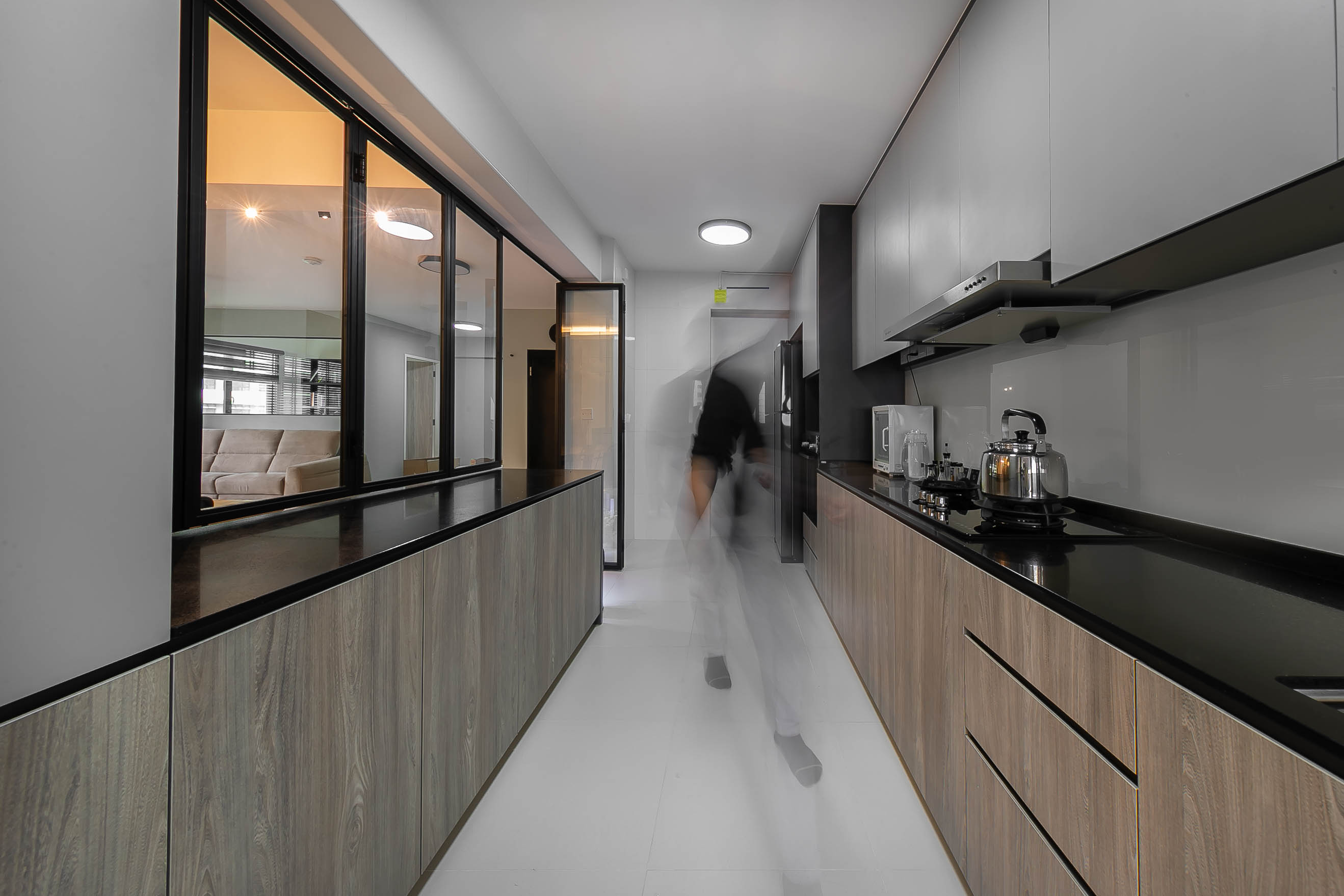 Industrial, Modern Design - Kitchen - HDB 5 Room - Design by Starry Homestead Pte Ltd