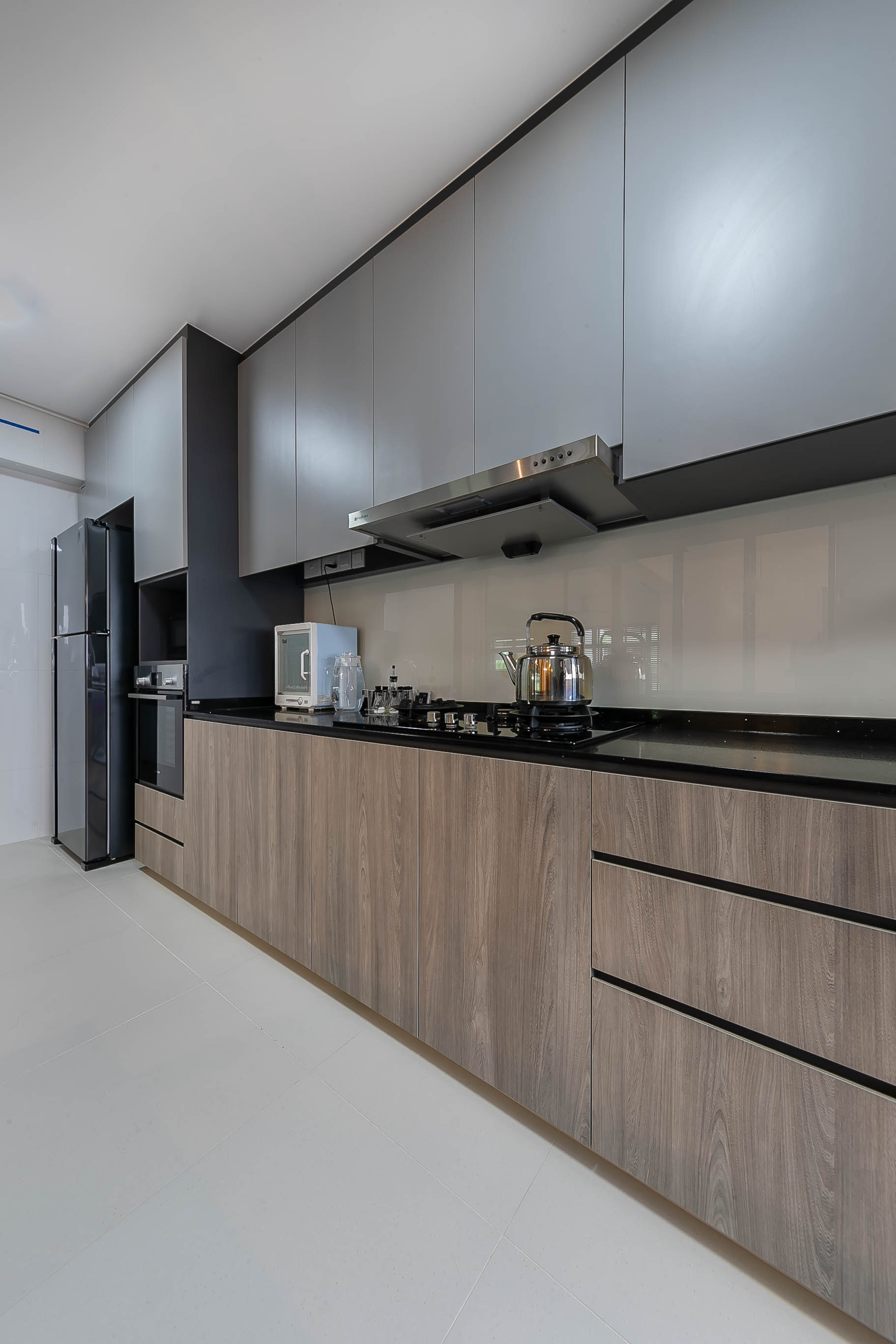Industrial, Modern Design - Kitchen - HDB 5 Room - Design by Starry Homestead Pte Ltd