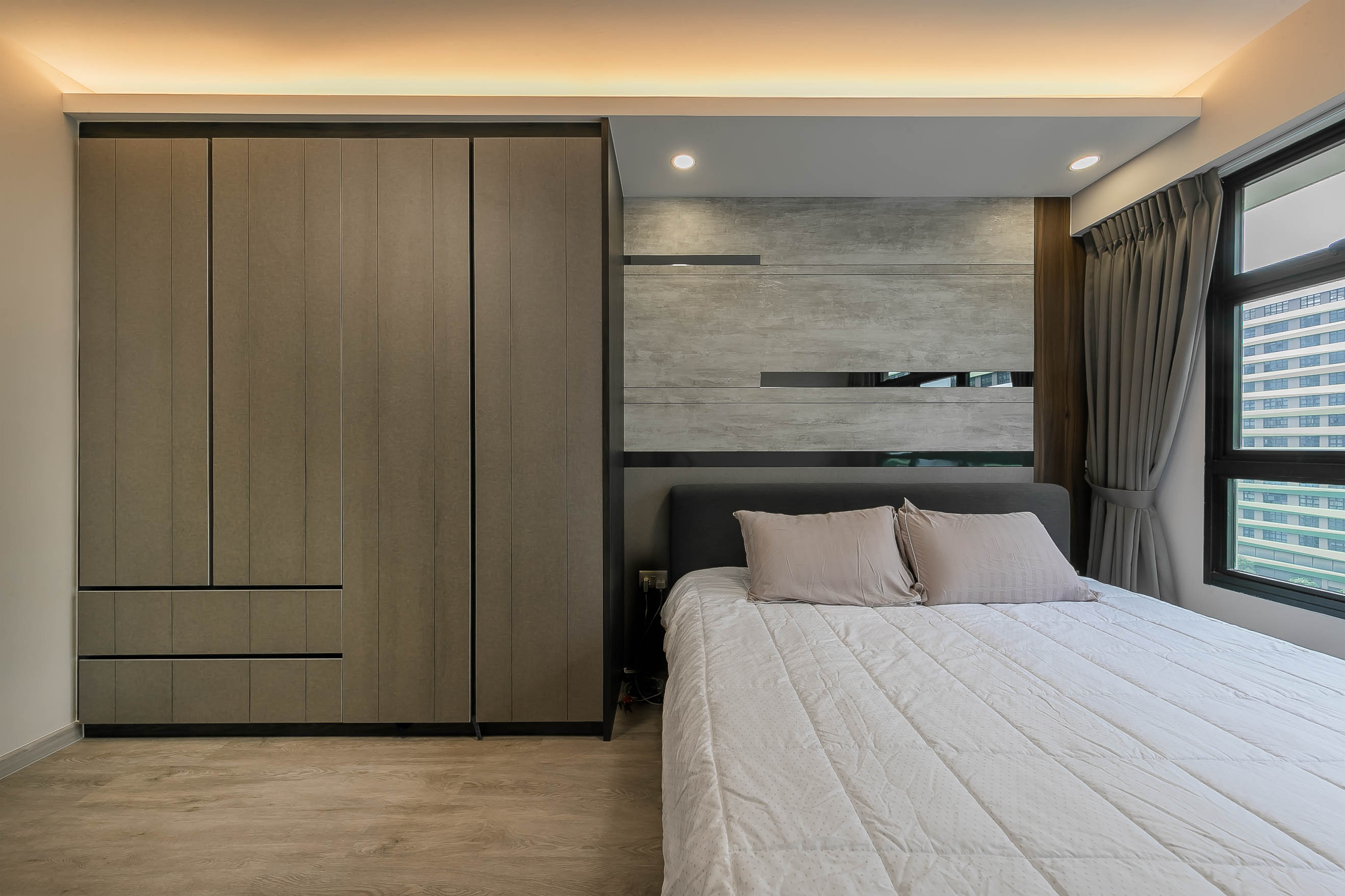Industrial, Modern Design - Bedroom - HDB 5 Room - Design by Starry Homestead Pte Ltd