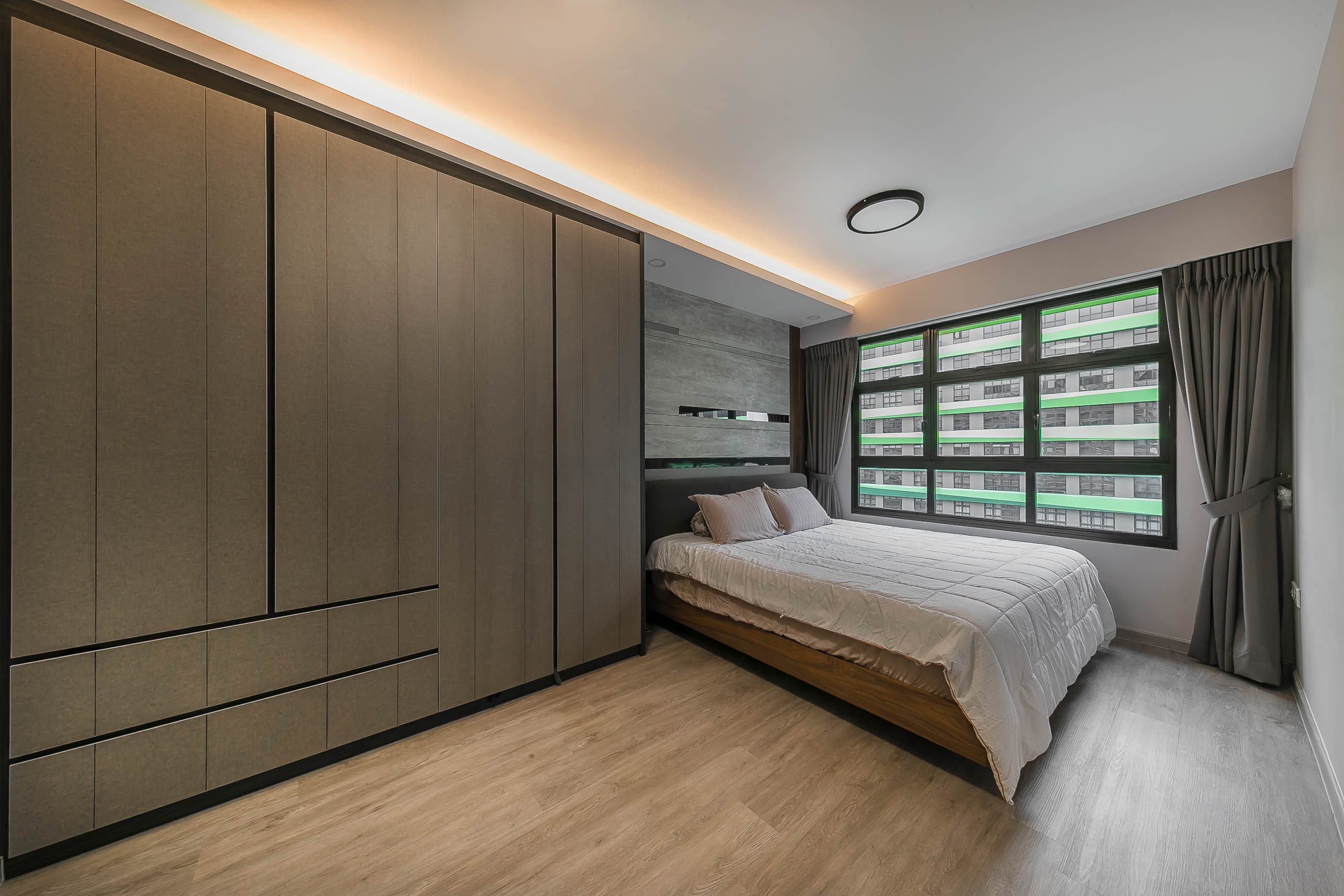 Industrial, Modern Design - Bedroom - HDB 5 Room - Design by Starry Homestead Pte Ltd