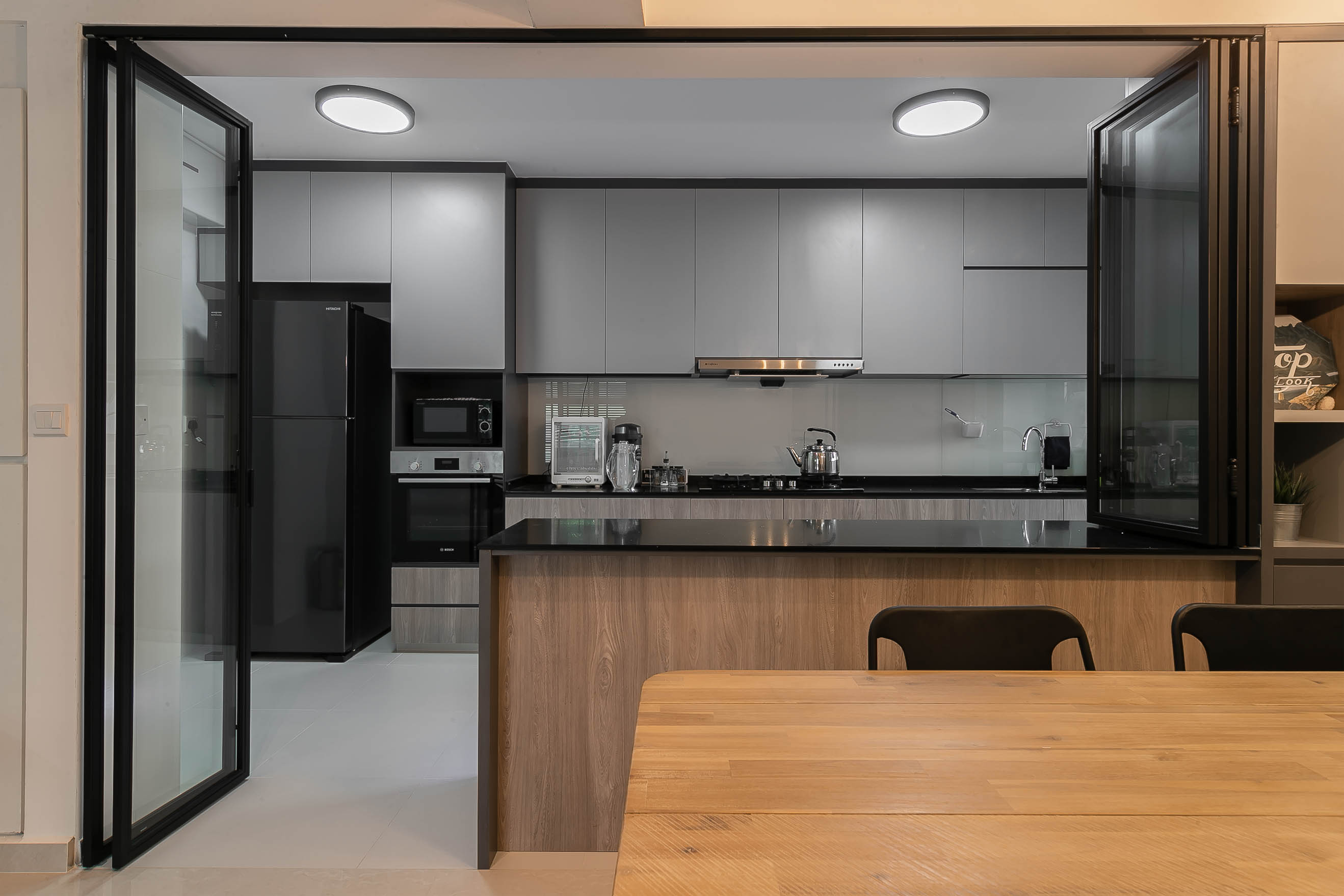 Industrial, Modern Design - Dining Room - HDB 5 Room - Design by Starry Homestead Pte Ltd