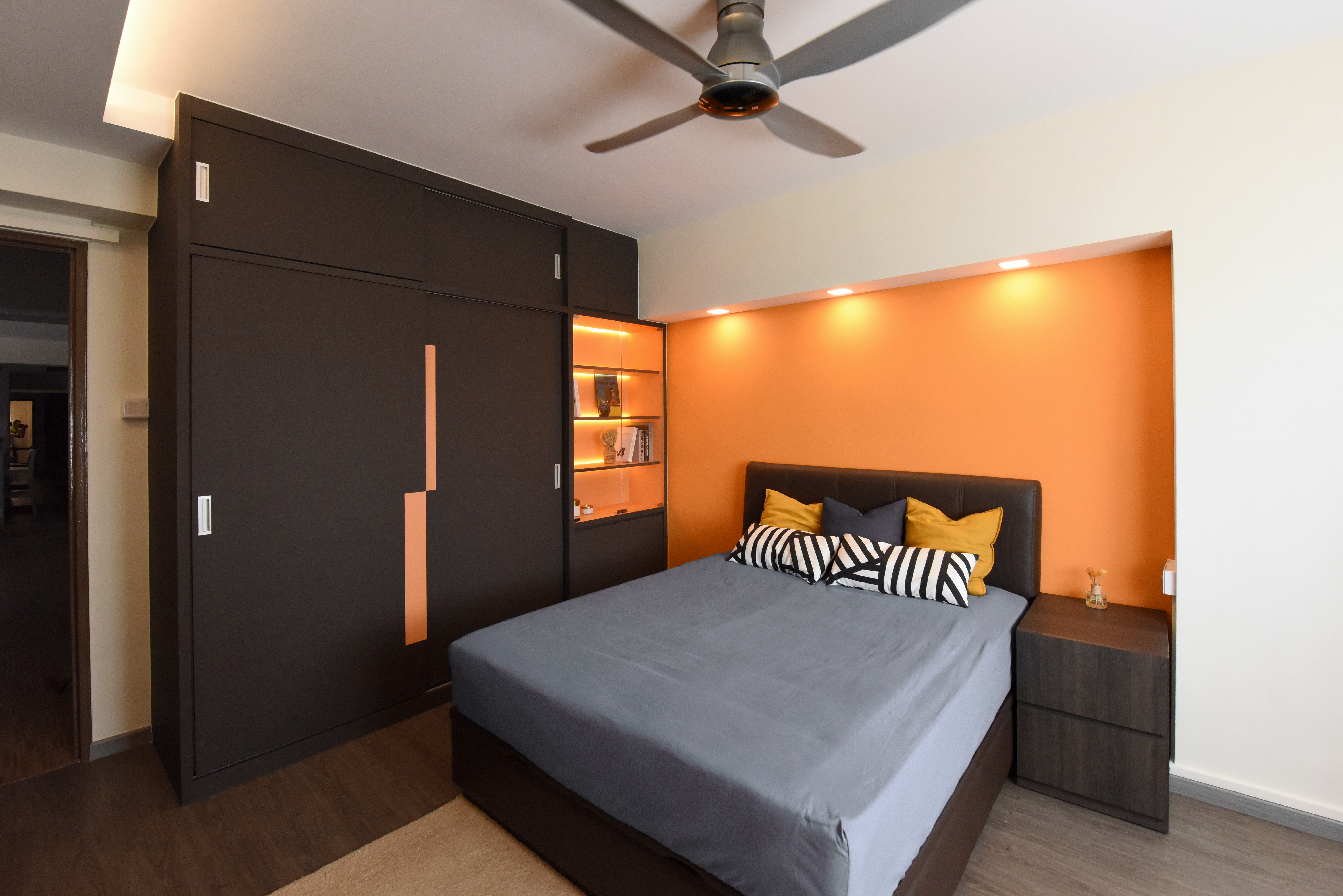 Industrial, Scandinavian Design - Bedroom - HDB 5 Room - Design by Starry Homestead Pte Ltd