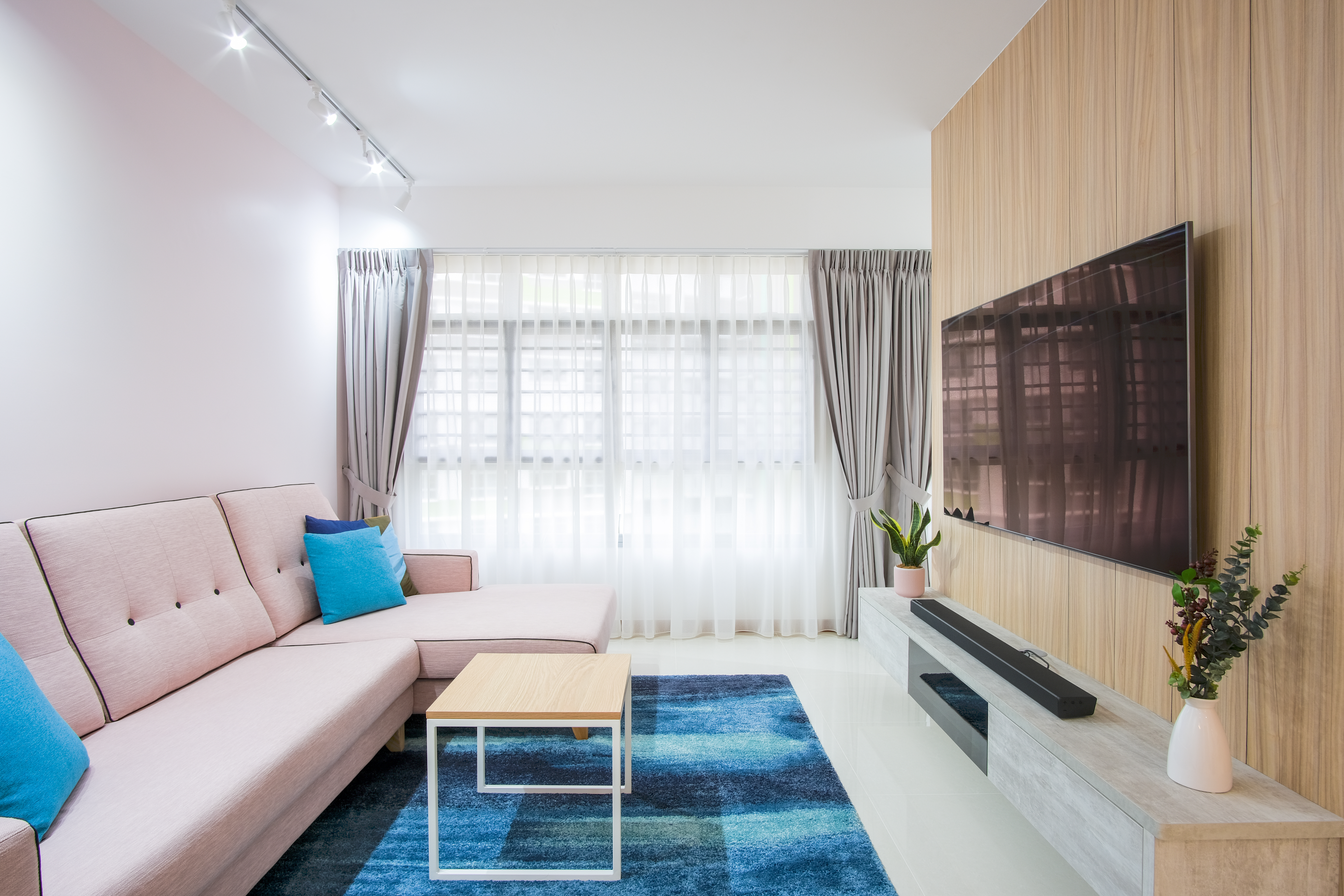 Scandinavian Design - Living Room - HDB 5 Room - Design by Starry Homestead Pte Ltd