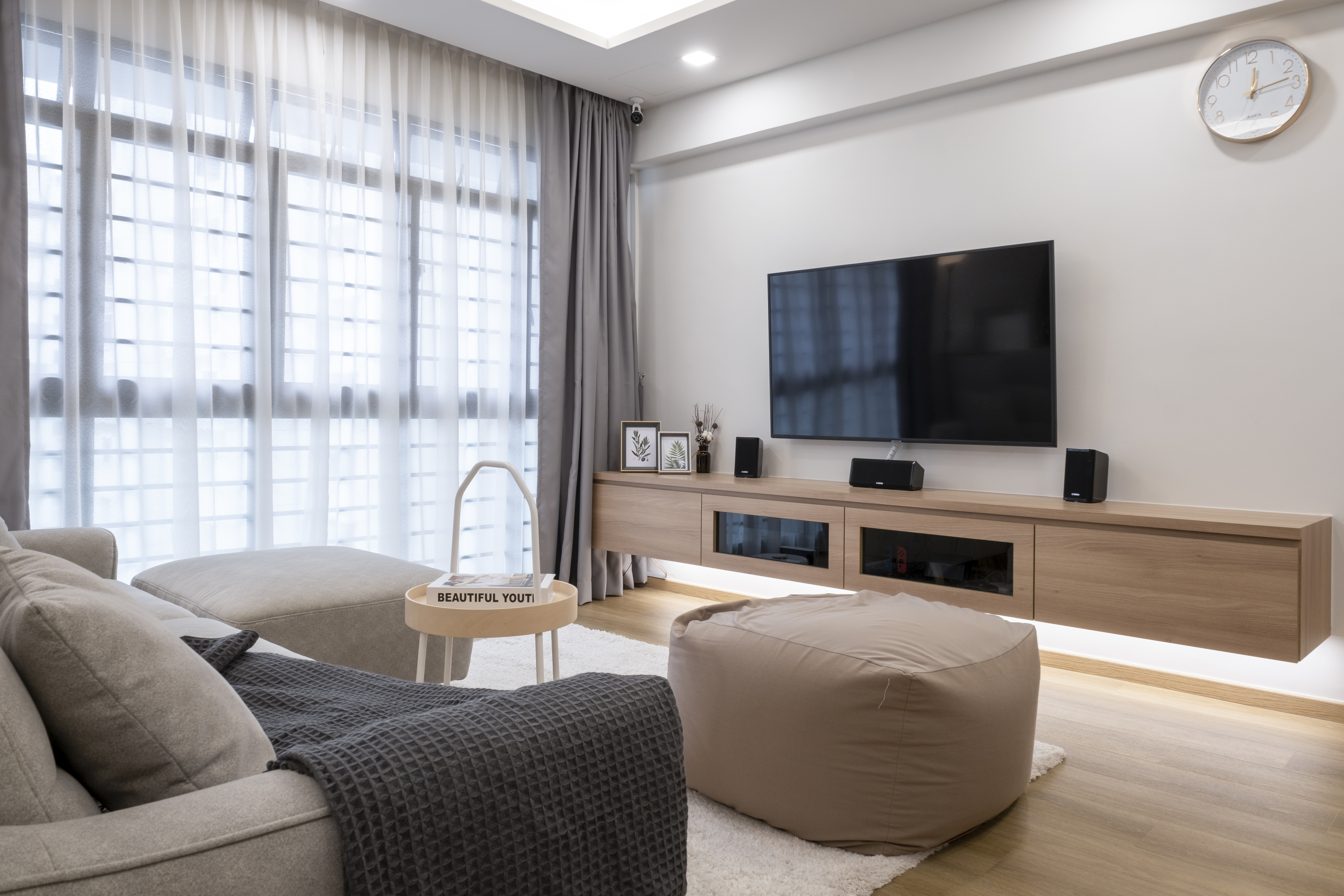 Scandinavian Design - Living Room - HDB 5 Room - Design by Starry Homestead Pte Ltd