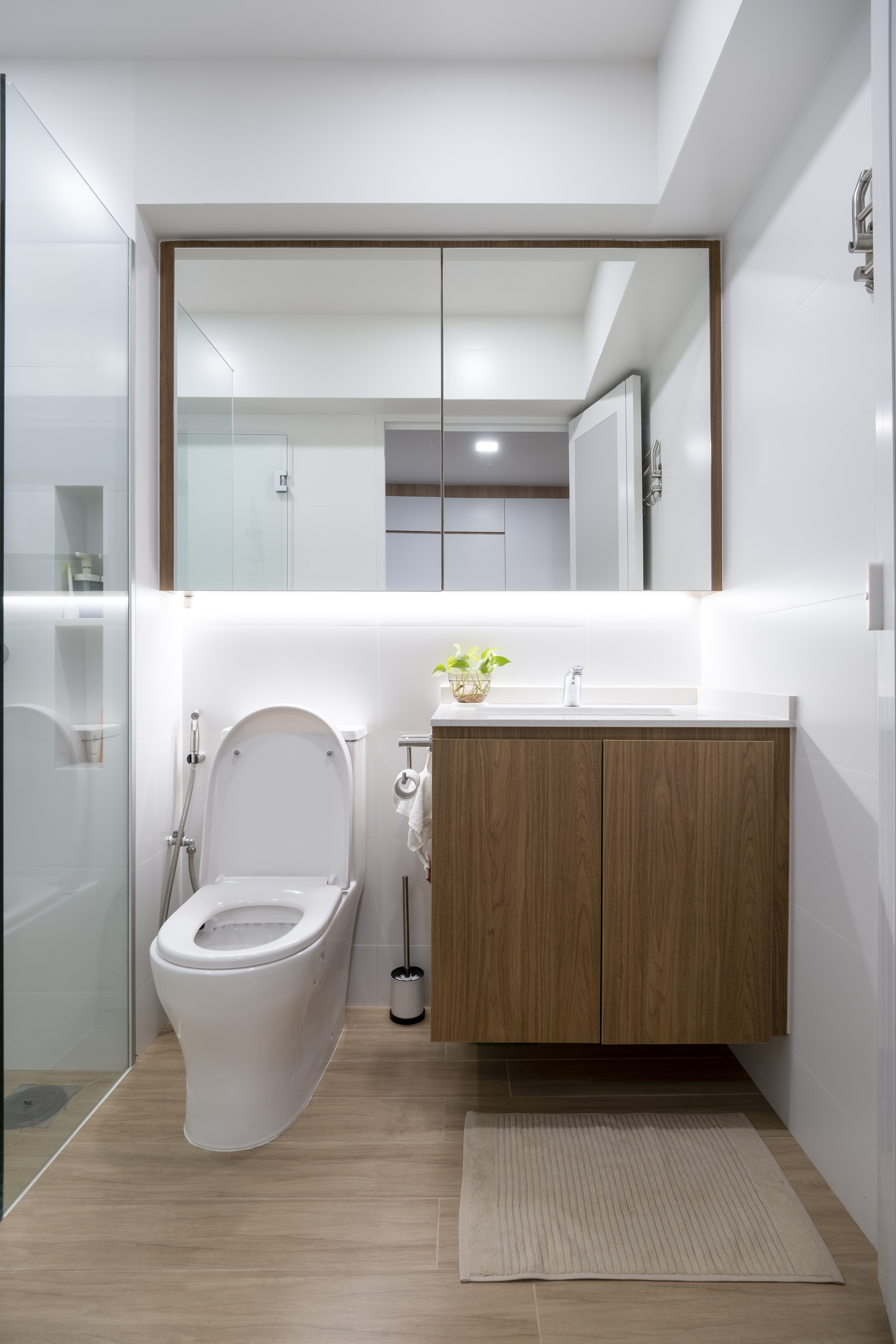 Scandinavian Design - Bathroom - HDB 5 Room - Design by Starry Homestead Pte Ltd