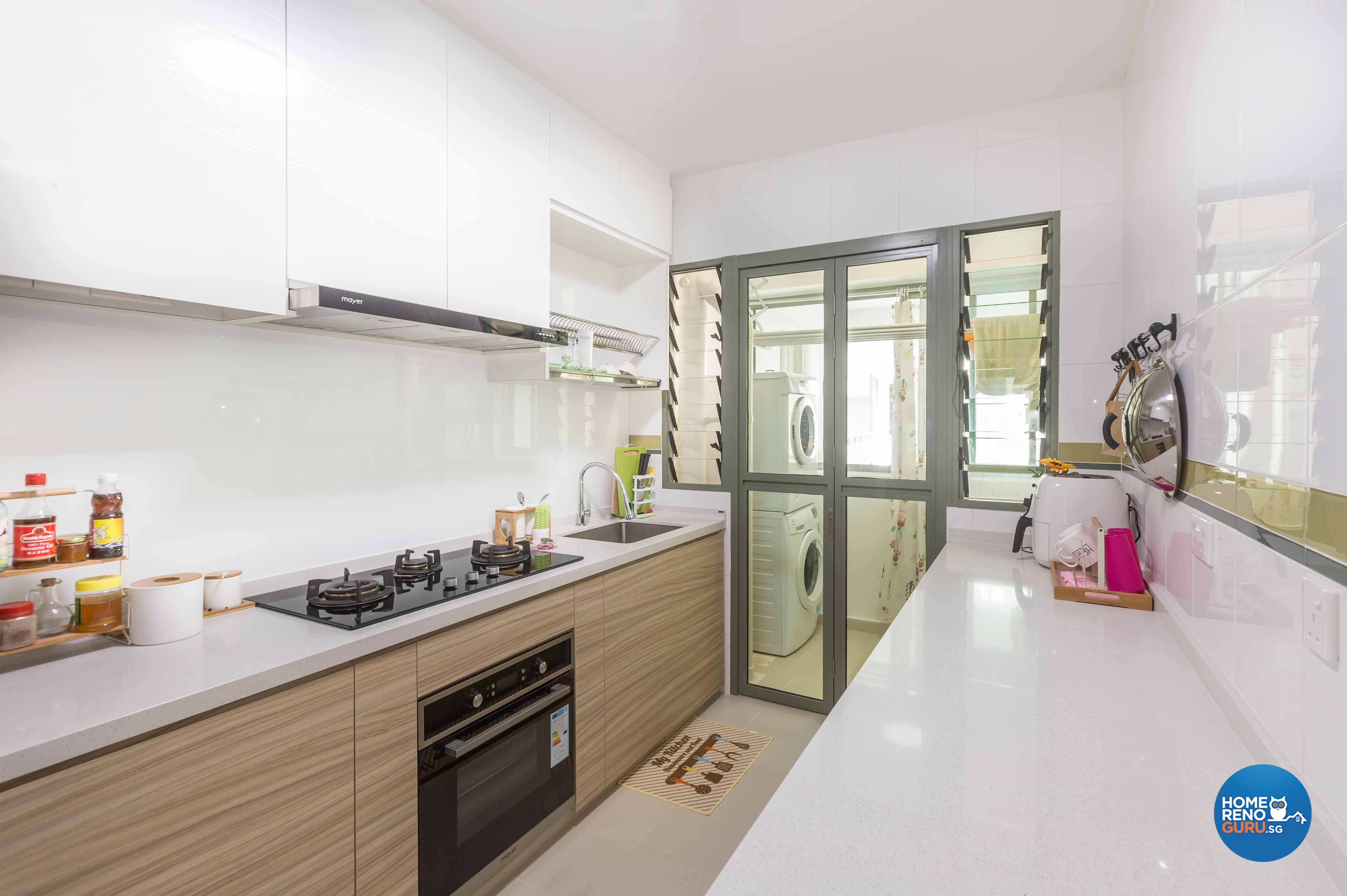 Modern Design - Kitchen - HDB 4 Room - Design by Starry Homestead Pte Ltd