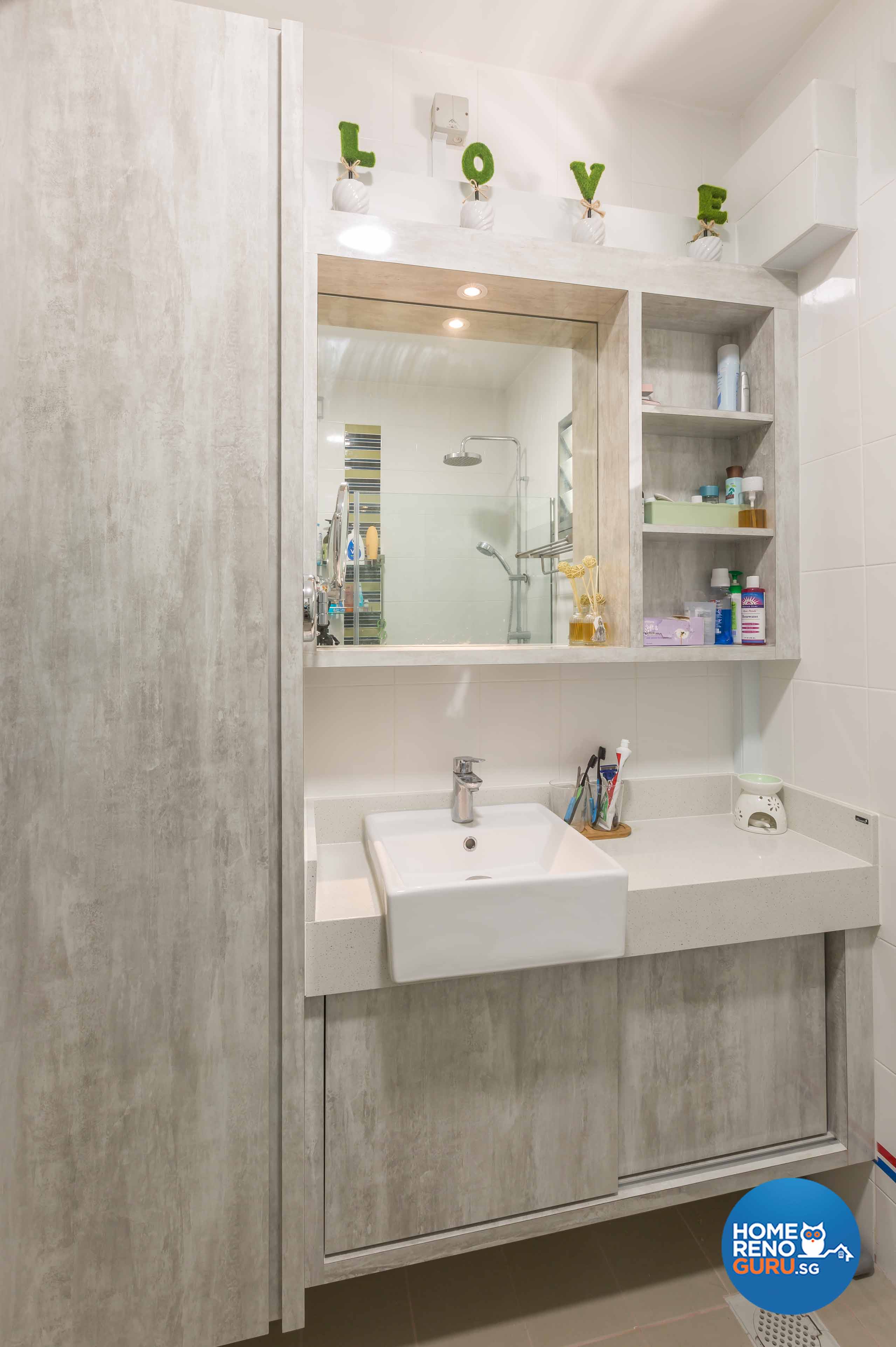 Modern Design - Bathroom - HDB 4 Room - Design by Starry Homestead Pte Ltd