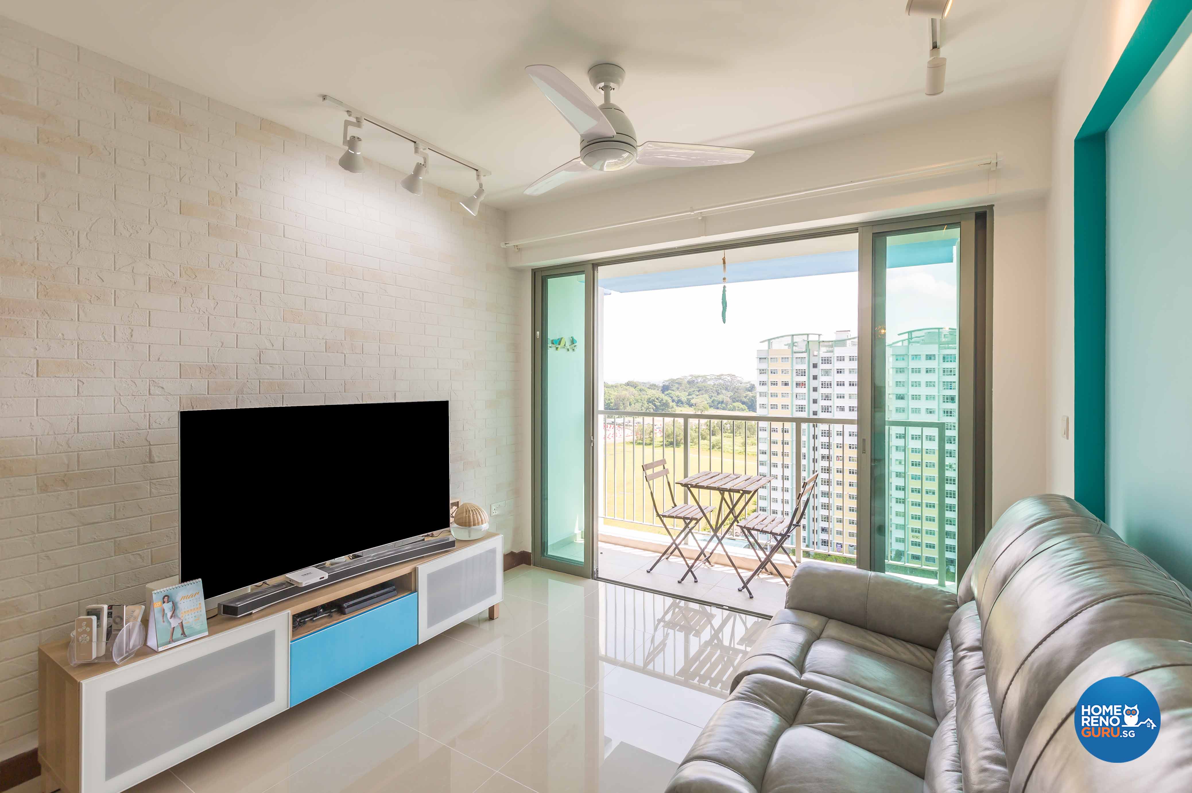 Modern Design - Living Room - HDB 4 Room - Design by Starry Homestead Pte Ltd