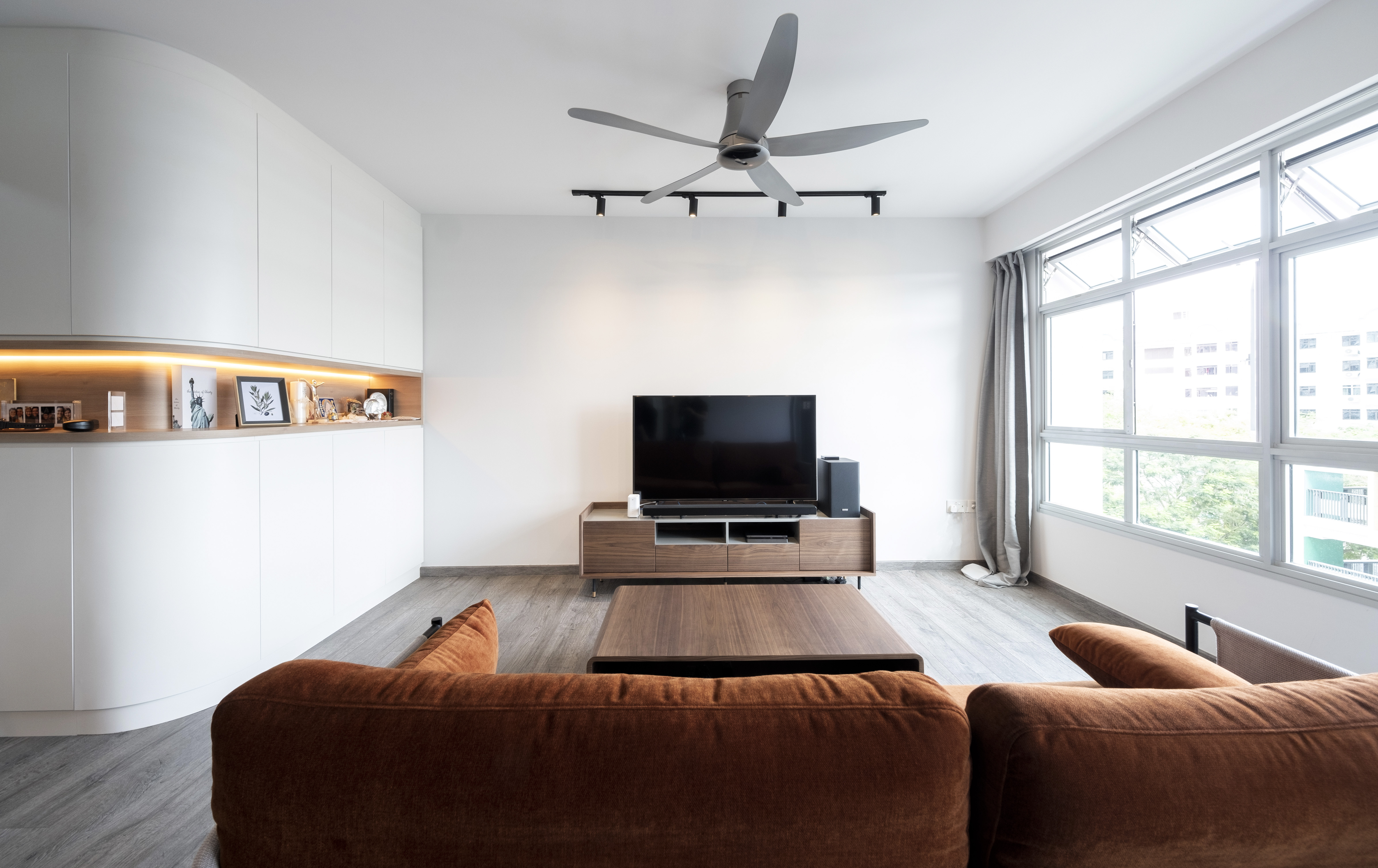 Modern, Scandinavian Design - Living Room - HDB 4 Room - Design by Starry Homestead Pte Ltd