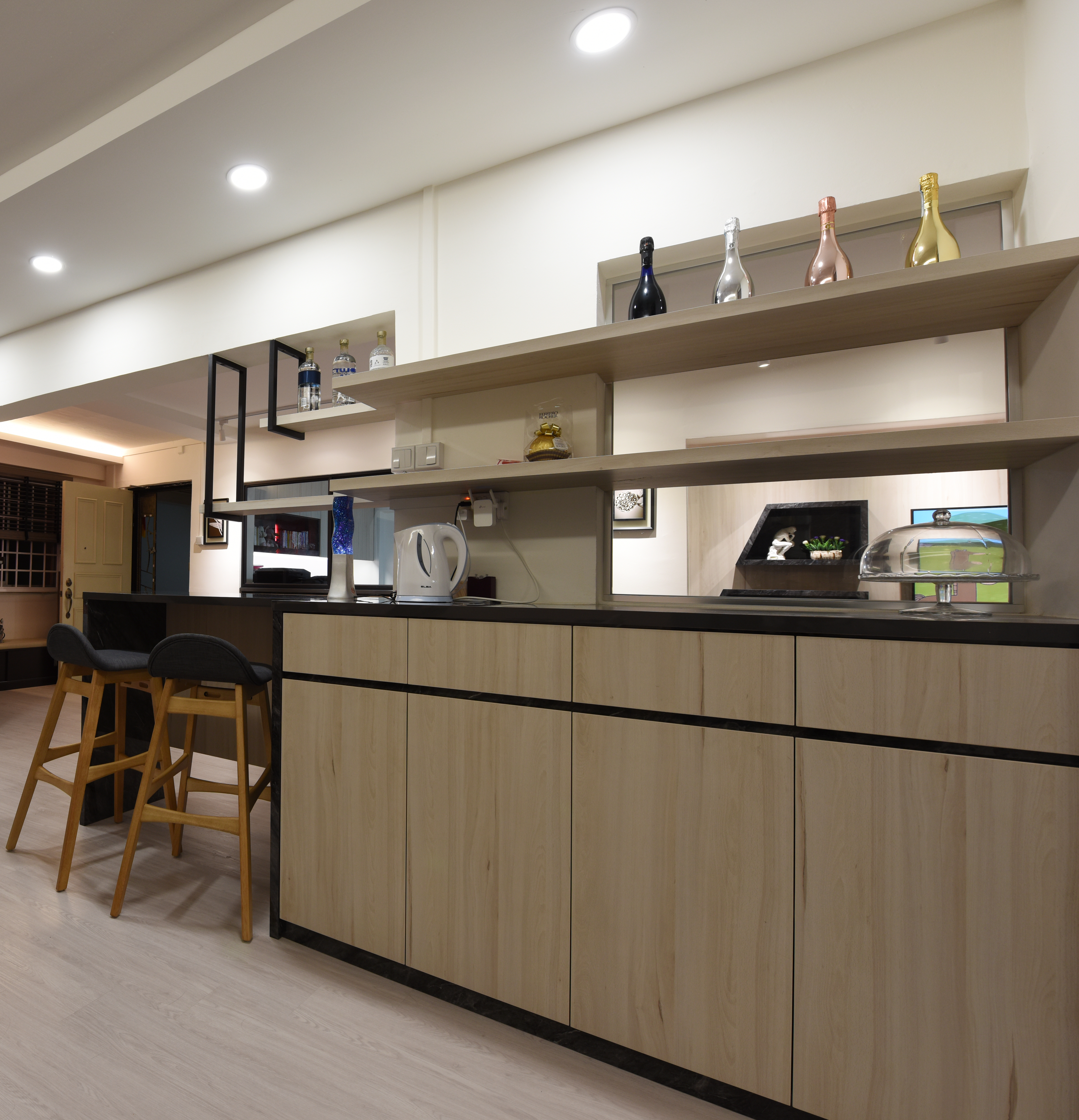 Scandinavian Design - Kitchen - HDB 5 Room - Design by Starry Homestead Pte Ltd