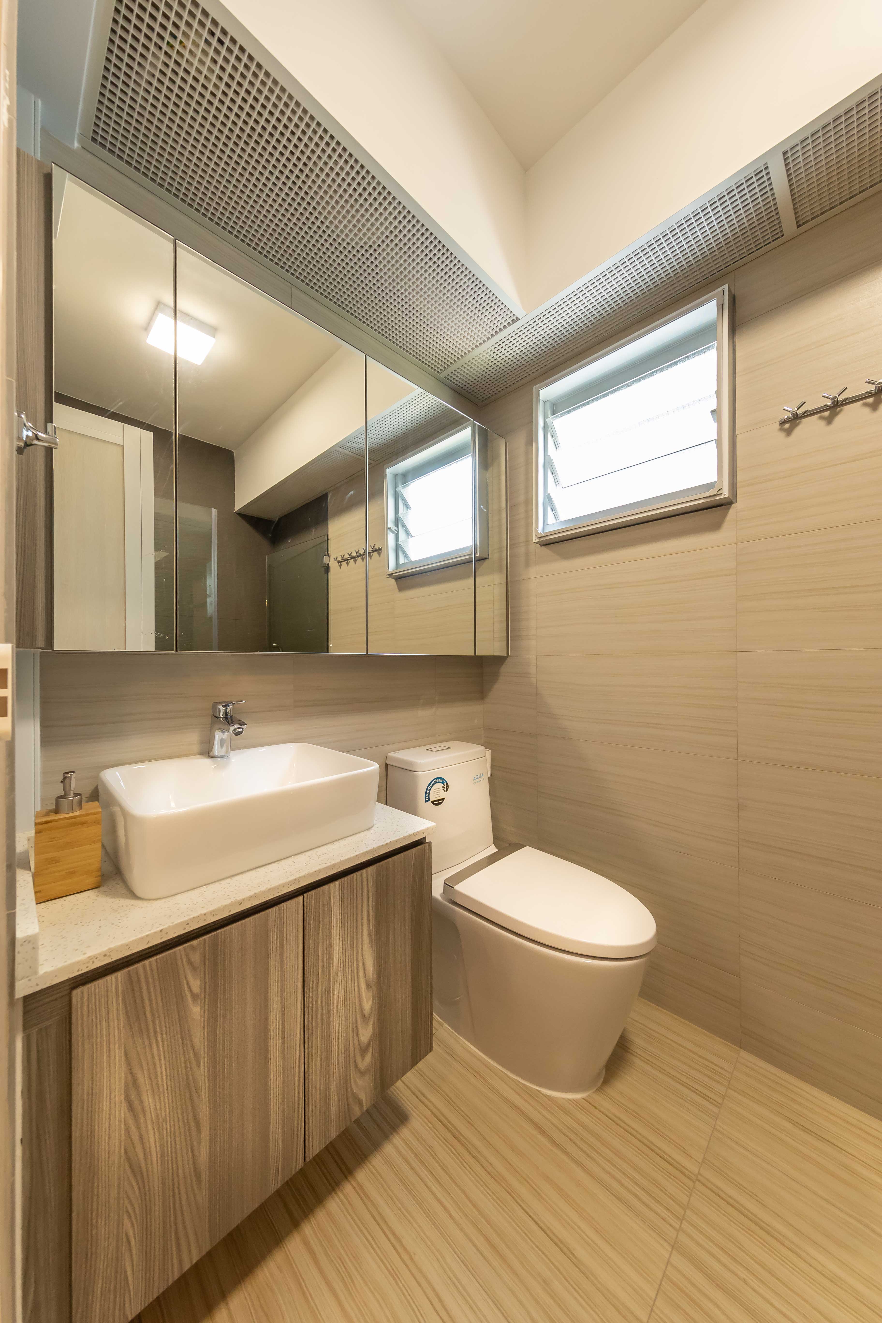 Modern, Scandinavian Design - Bathroom - HDB 5 Room - Design by Starry Homestead Pte Ltd