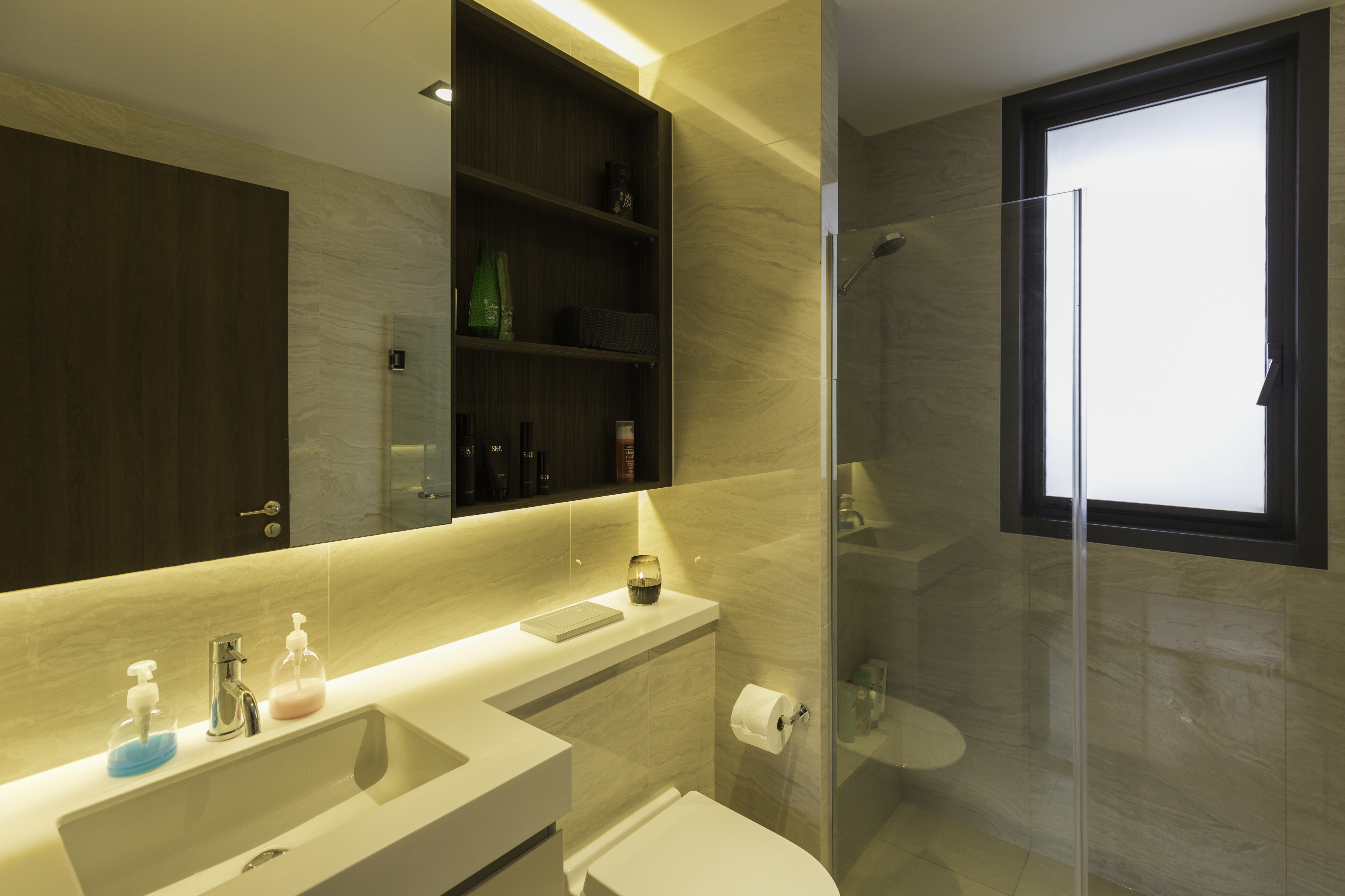 Industrial Design - Bathroom - Condominium - Design by Starry Homestead Pte Ltd