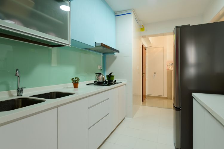 Minimalist, Modern, Scandinavian Design - Kitchen - HDB 4 Room - Design by Starry Homestead Pte Ltd