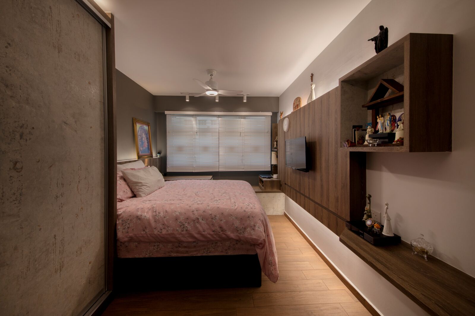 Rustic Design - Bedroom - HDB 5 Room - Design by Starry Homestead Pte Ltd