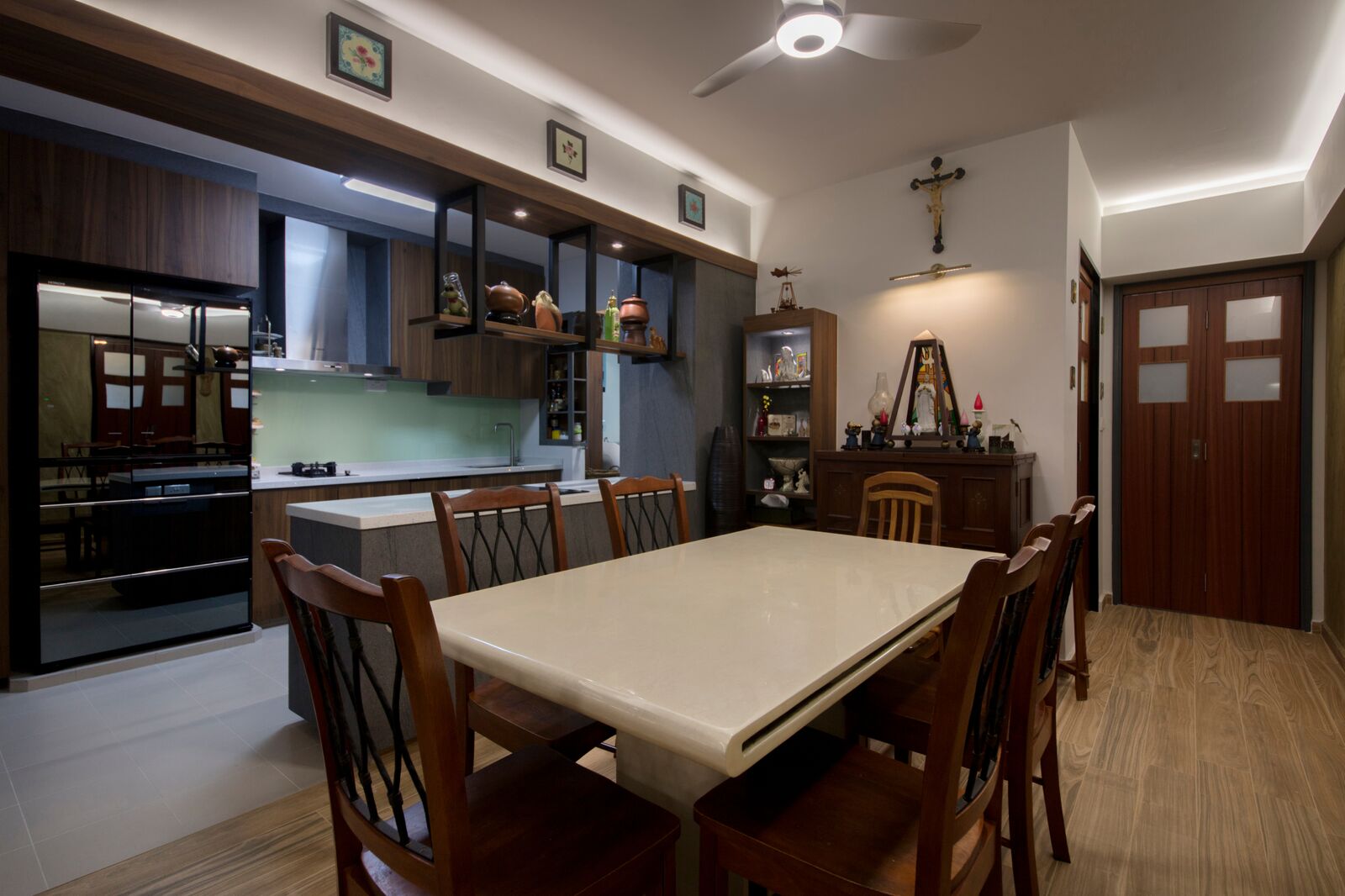 Rustic Design - Dining Room - HDB 5 Room - Design by Starry Homestead Pte Ltd