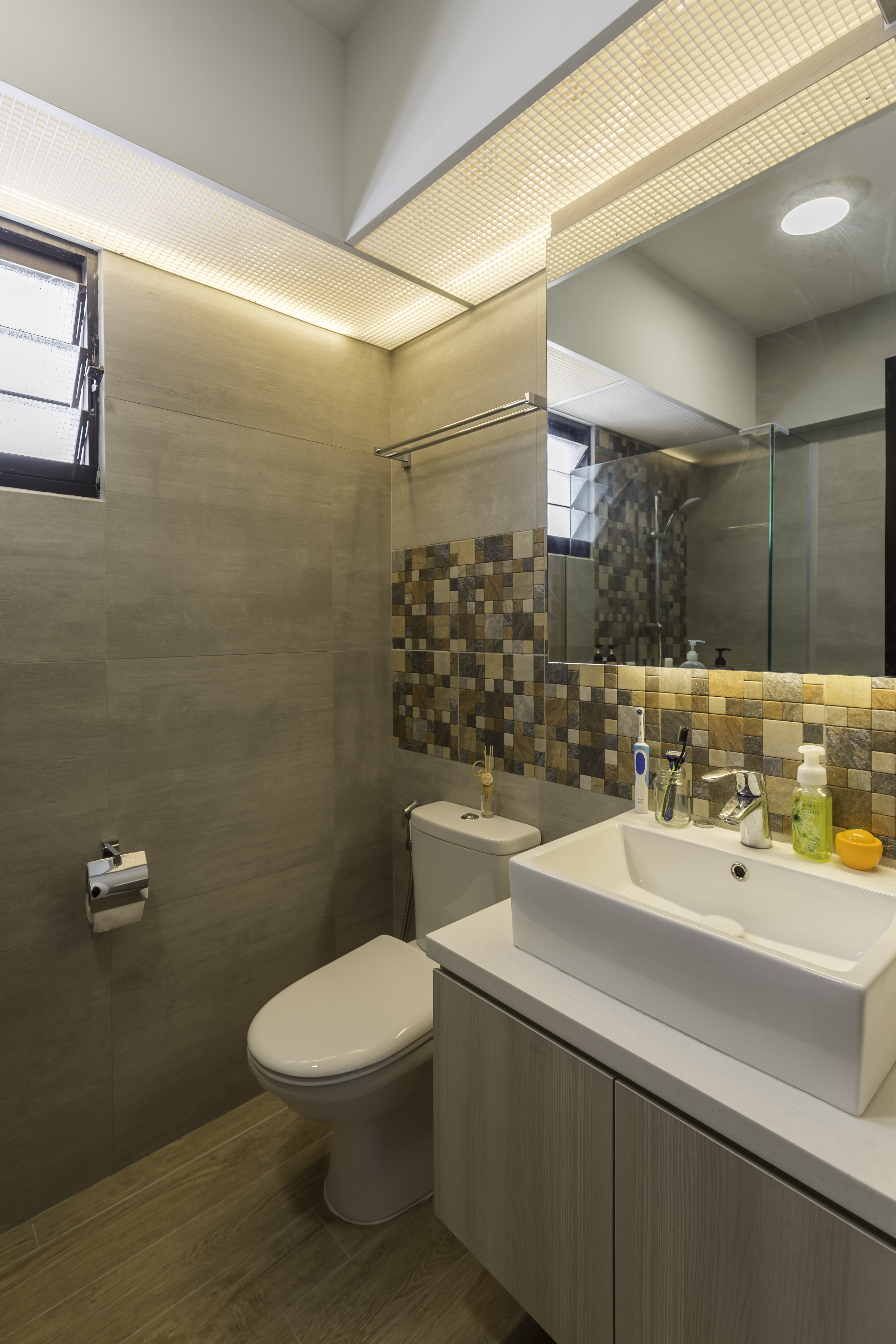 Scandinavian Design - Bathroom - HDB 4 Room - Design by Starry Homestead Pte Ltd