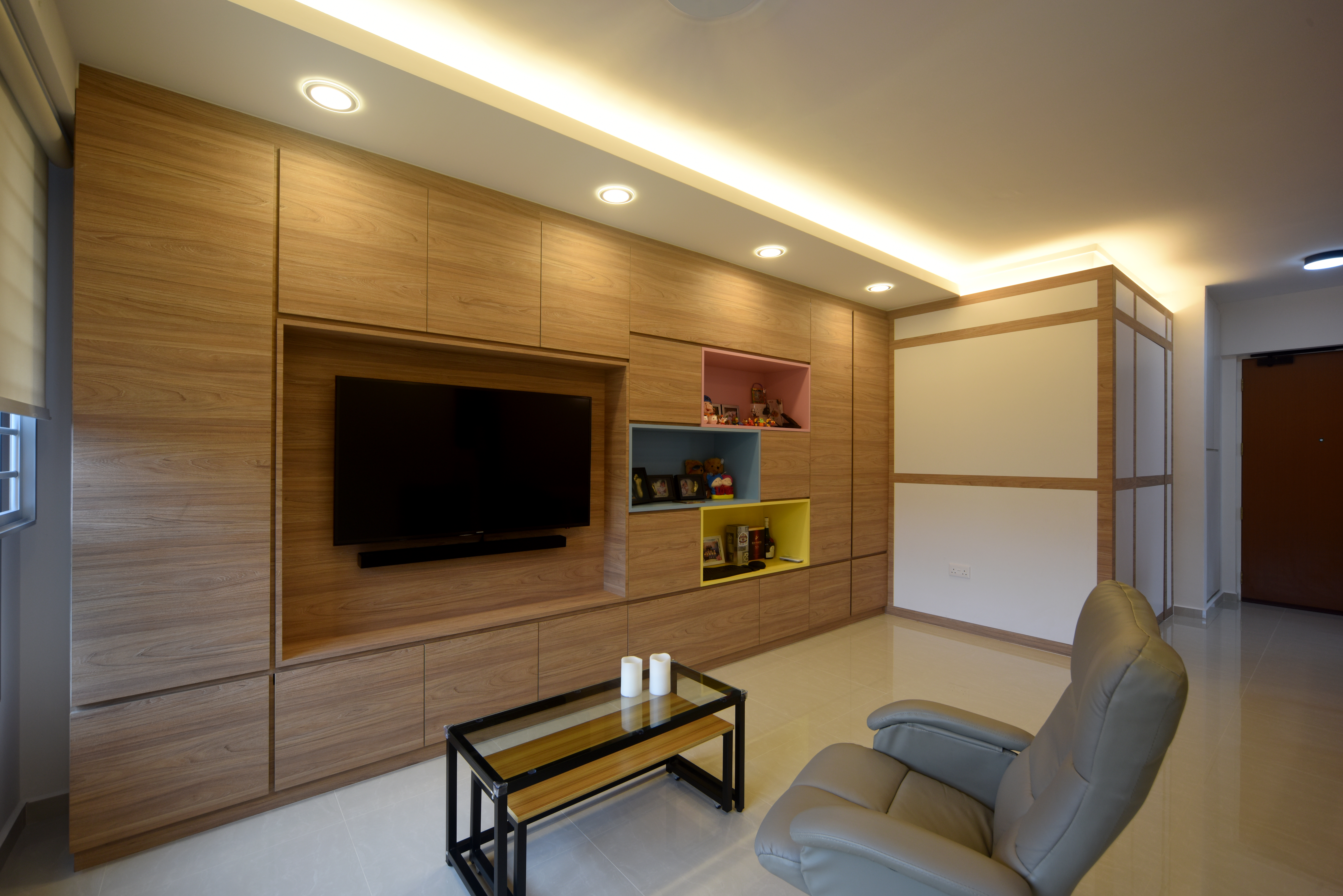 Scandinavian Design - Living Room - HDB 4 Room - Design by Starry Homestead Pte Ltd