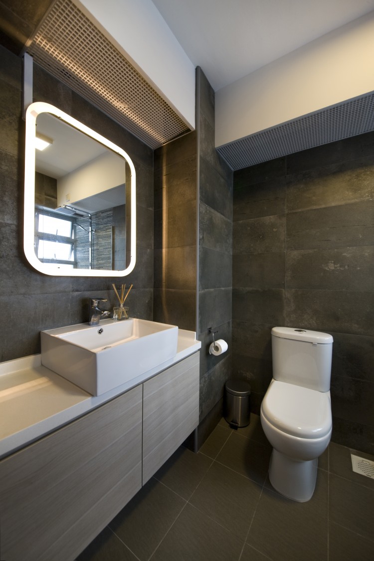 Minimalist, Scandinavian Design - Bathroom - HDB 4 Room - Design by Starry Homestead Pte Ltd