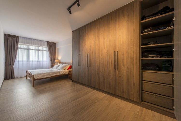Modern, Scandinavian Design - Bedroom - HDB 4 Room - Design by Starry Homestead Pte Ltd