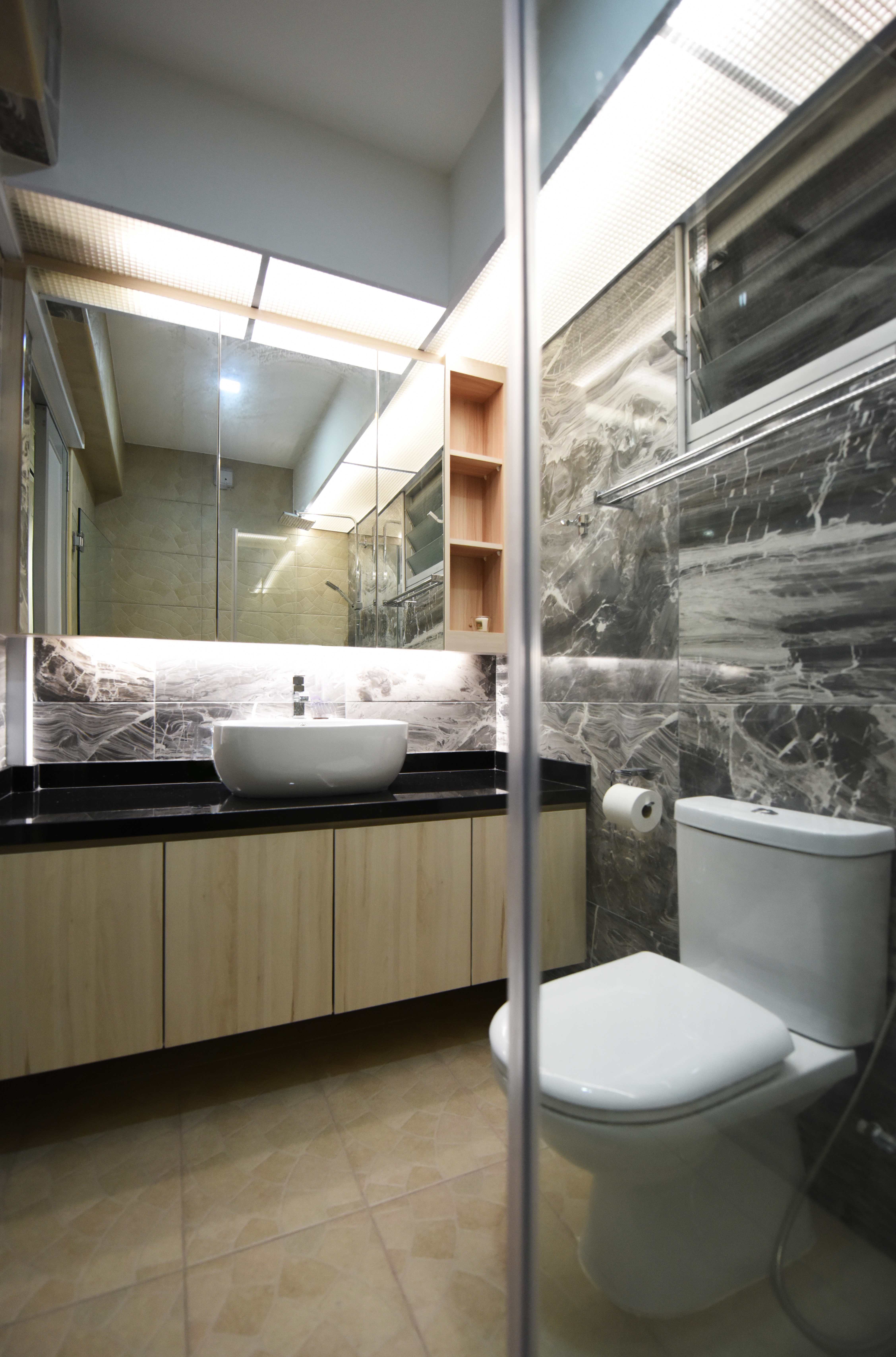 Eclectic Design - Bathroom - HDB 5 Room - Design by Starry Homestead Pte Ltd