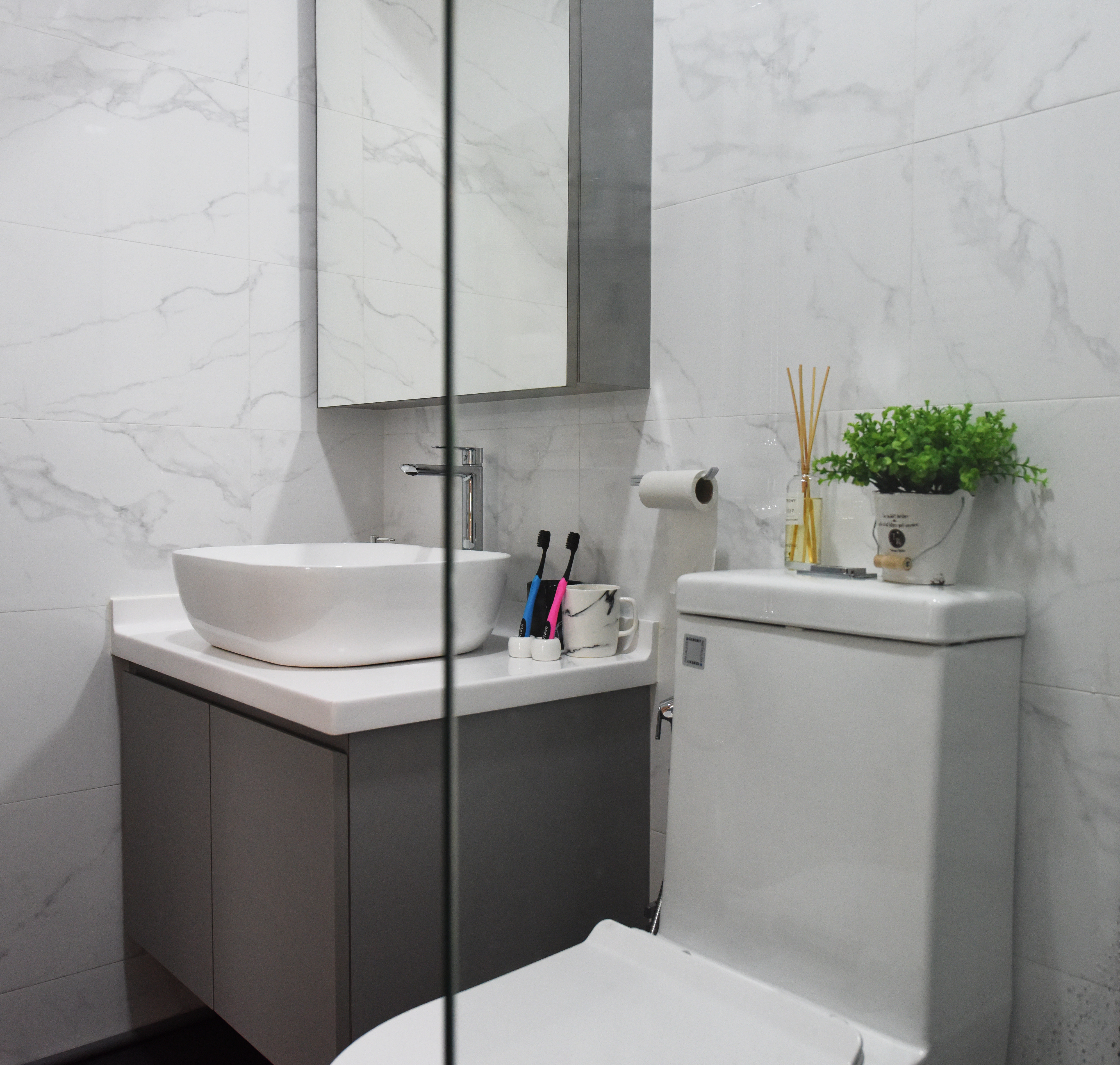 Scandinavian Design - Bathroom - HDB 5 Room - Design by Starry Homestead Pte Ltd