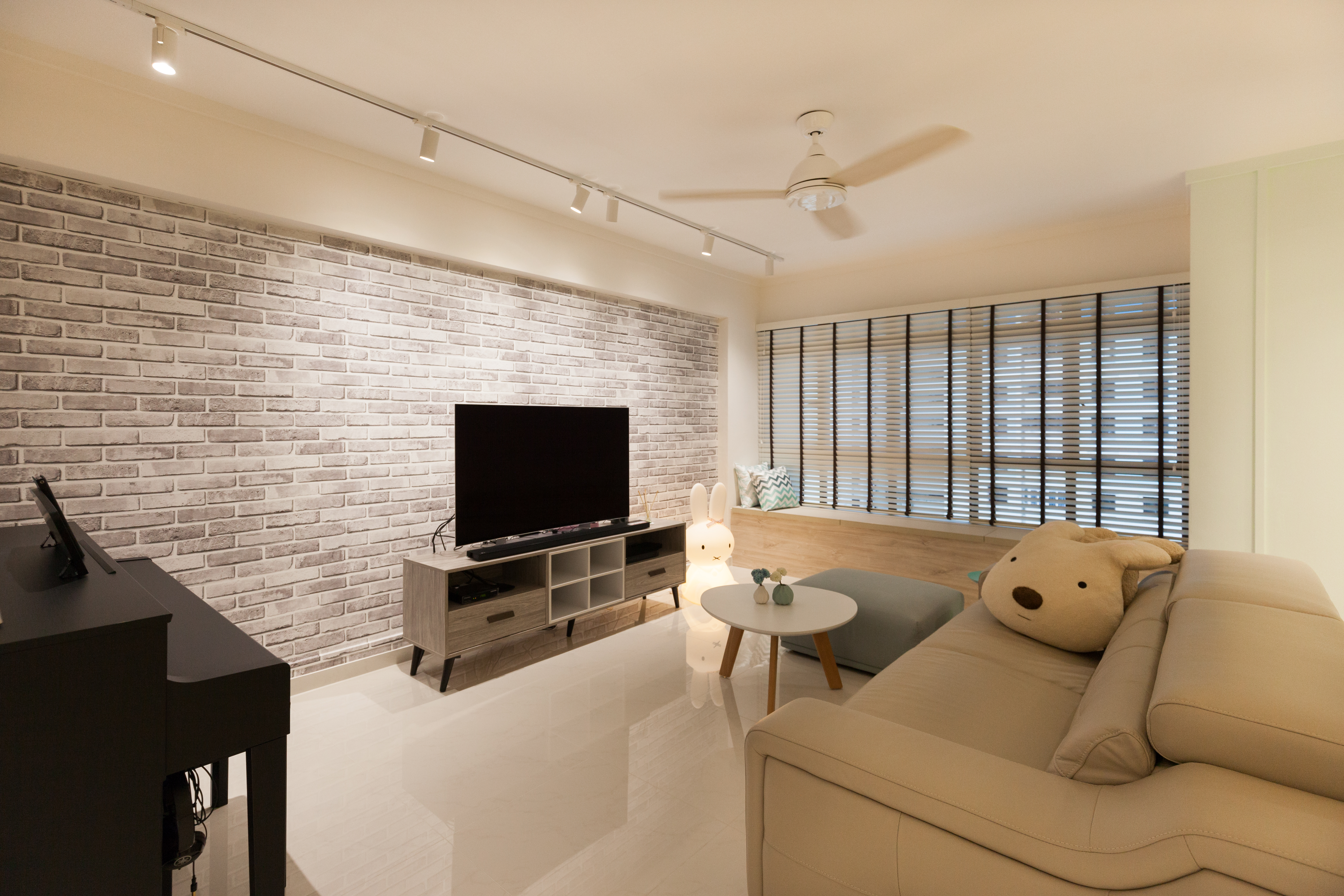 Scandinavian Design - Living Room - HDB 5 Room - Design by Starry Homestead Pte Ltd