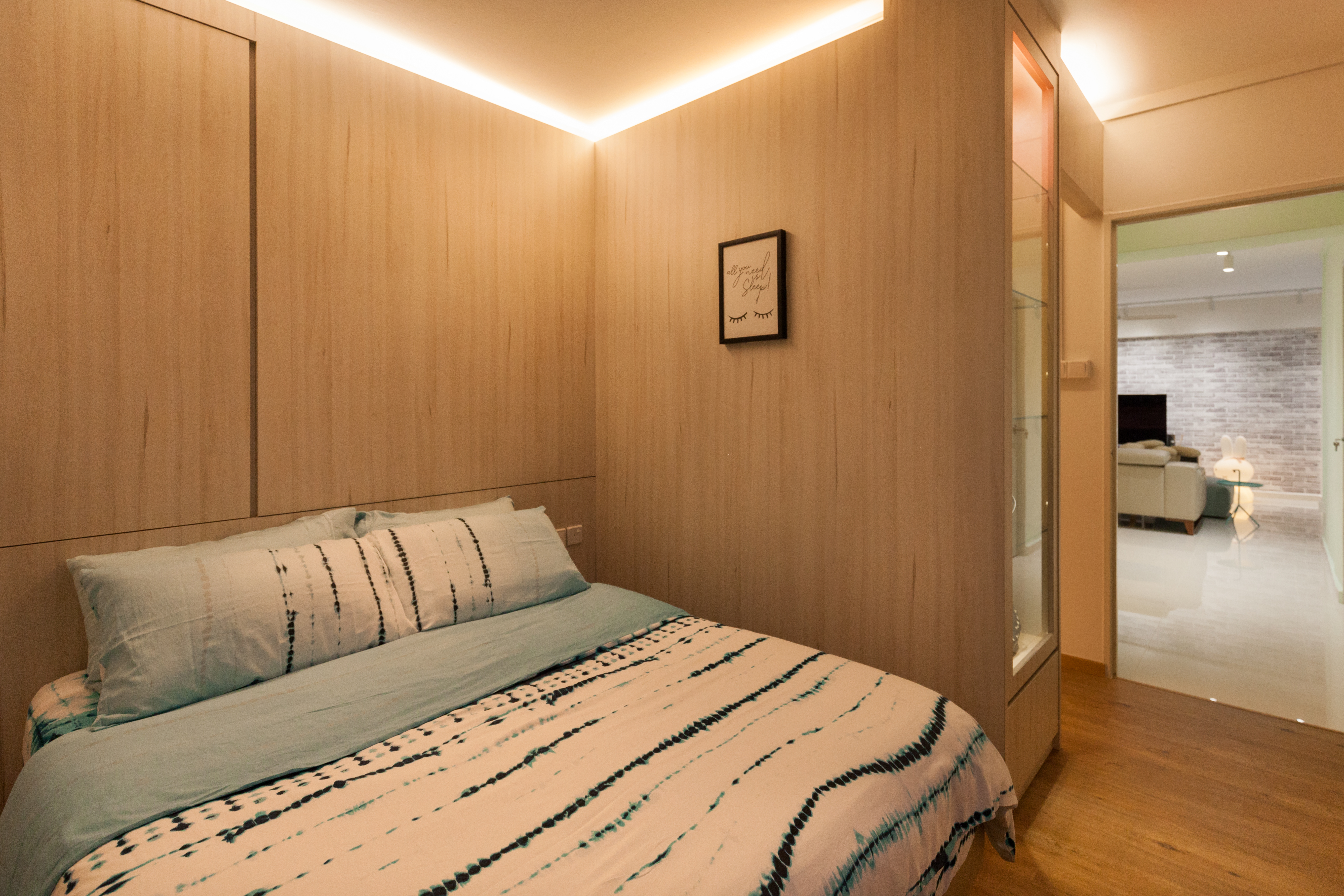 Scandinavian Design - Bedroom - HDB 5 Room - Design by Starry Homestead Pte Ltd