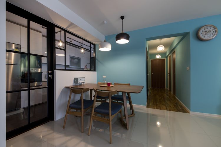 Modern, Scandinavian Design - Dining Room - HDB 5 Room - Design by Starry Homestead Pte Ltd