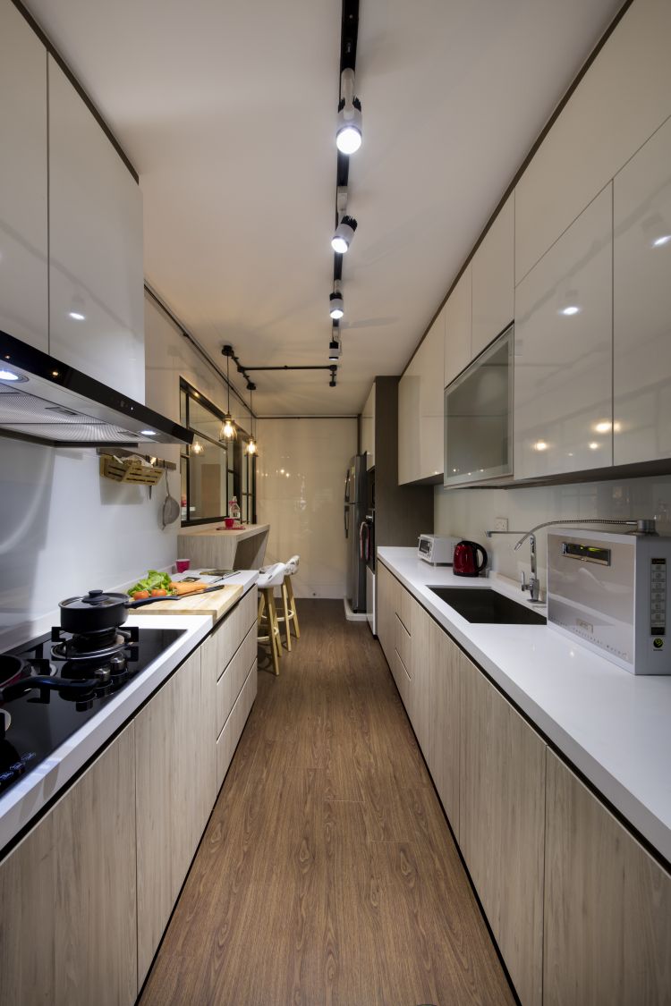Modern, Scandinavian Design - Kitchen - HDB 5 Room - Design by Starry Homestead Pte Ltd