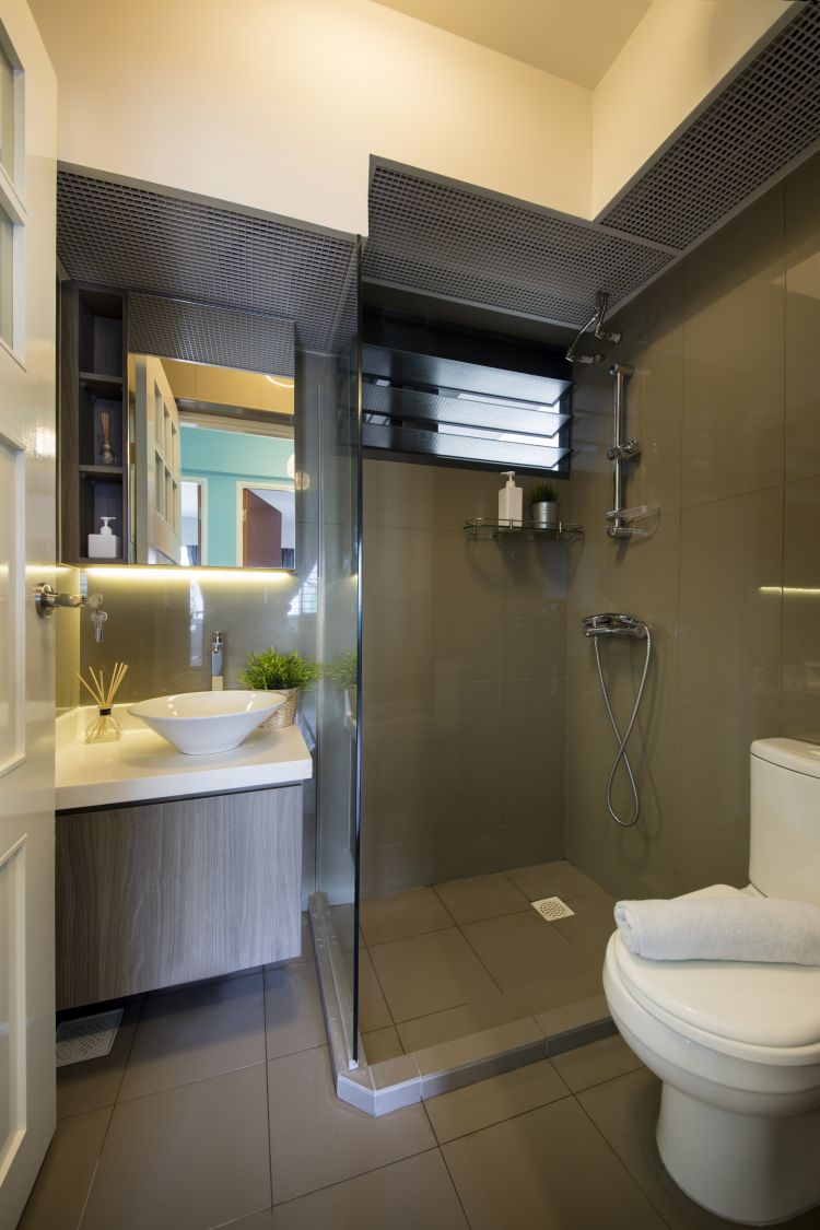 Modern, Scandinavian Design - Bathroom - HDB 5 Room - Design by Starry Homestead Pte Ltd