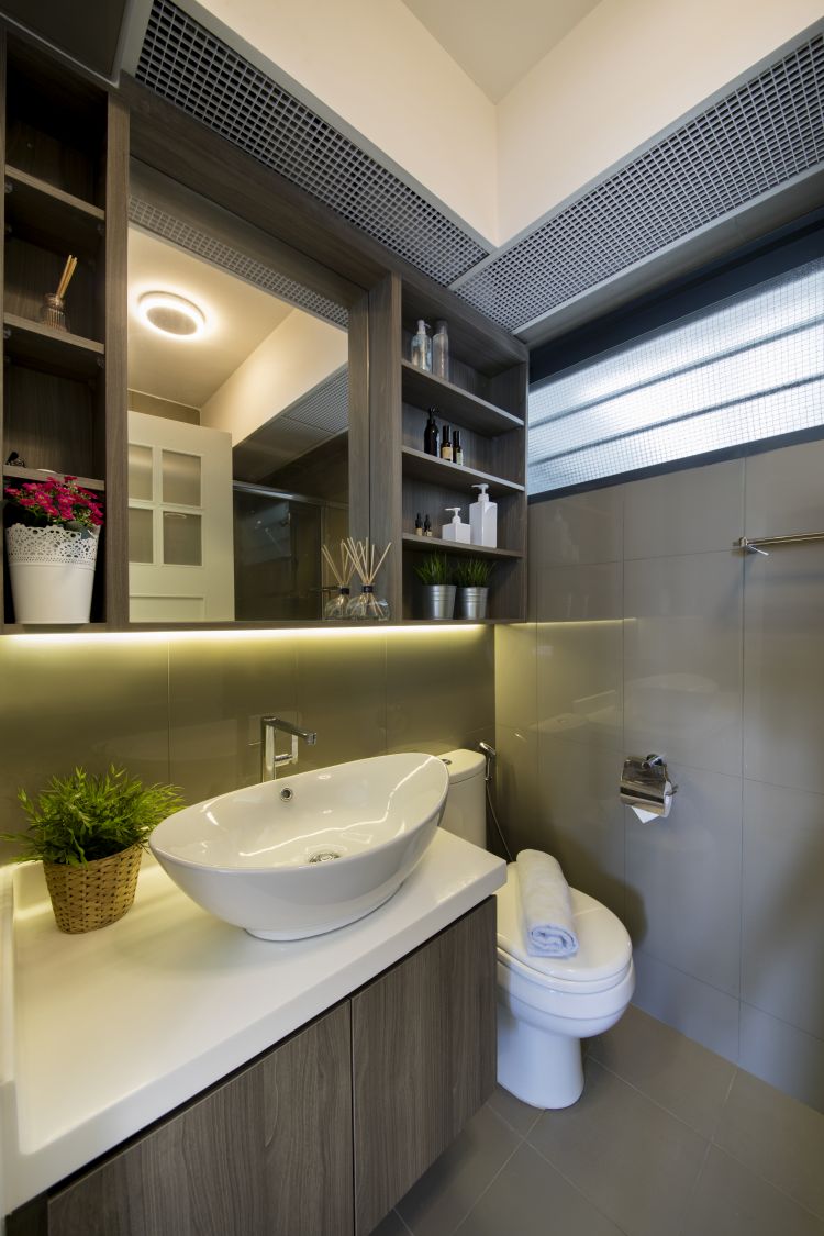 Modern, Scandinavian Design - Bathroom - HDB 5 Room - Design by Starry Homestead Pte Ltd